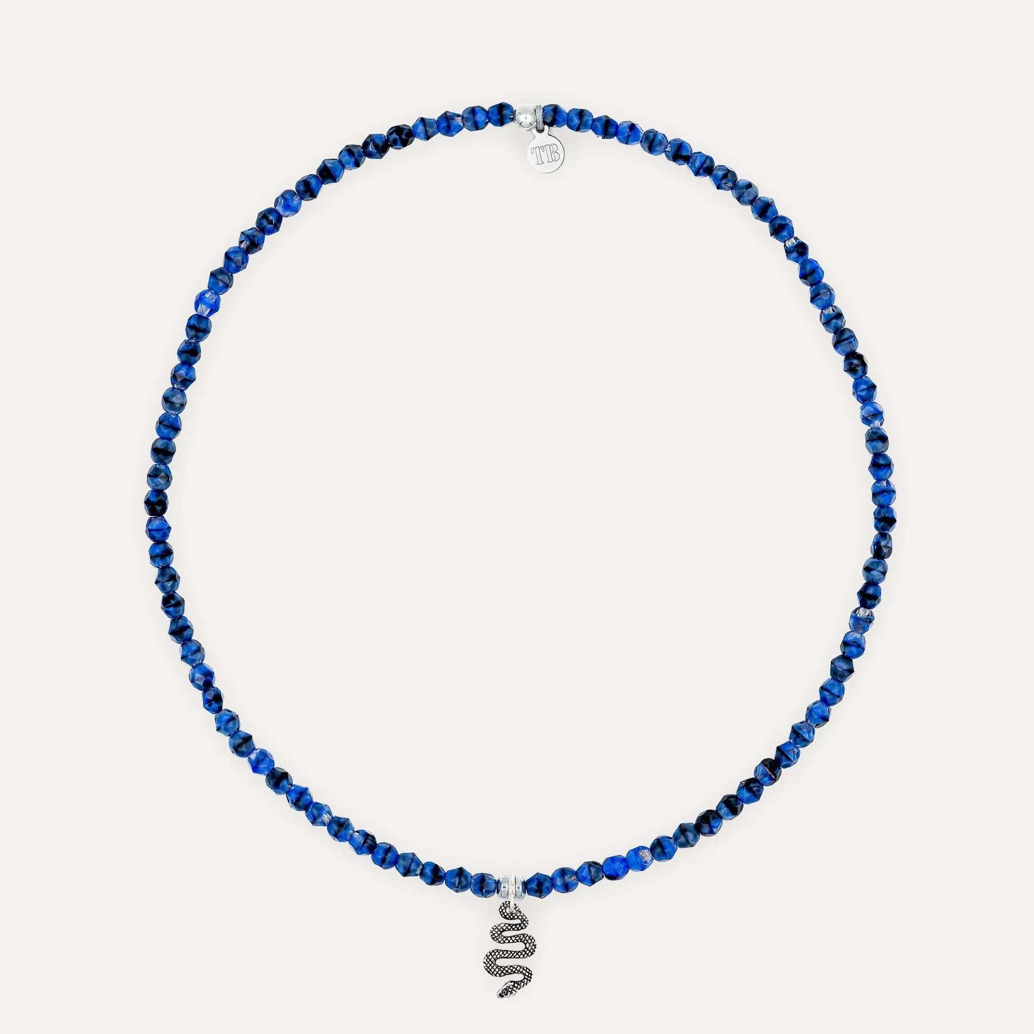 collier / bracelet Ras de cou - Denim - Têtes Blondes
