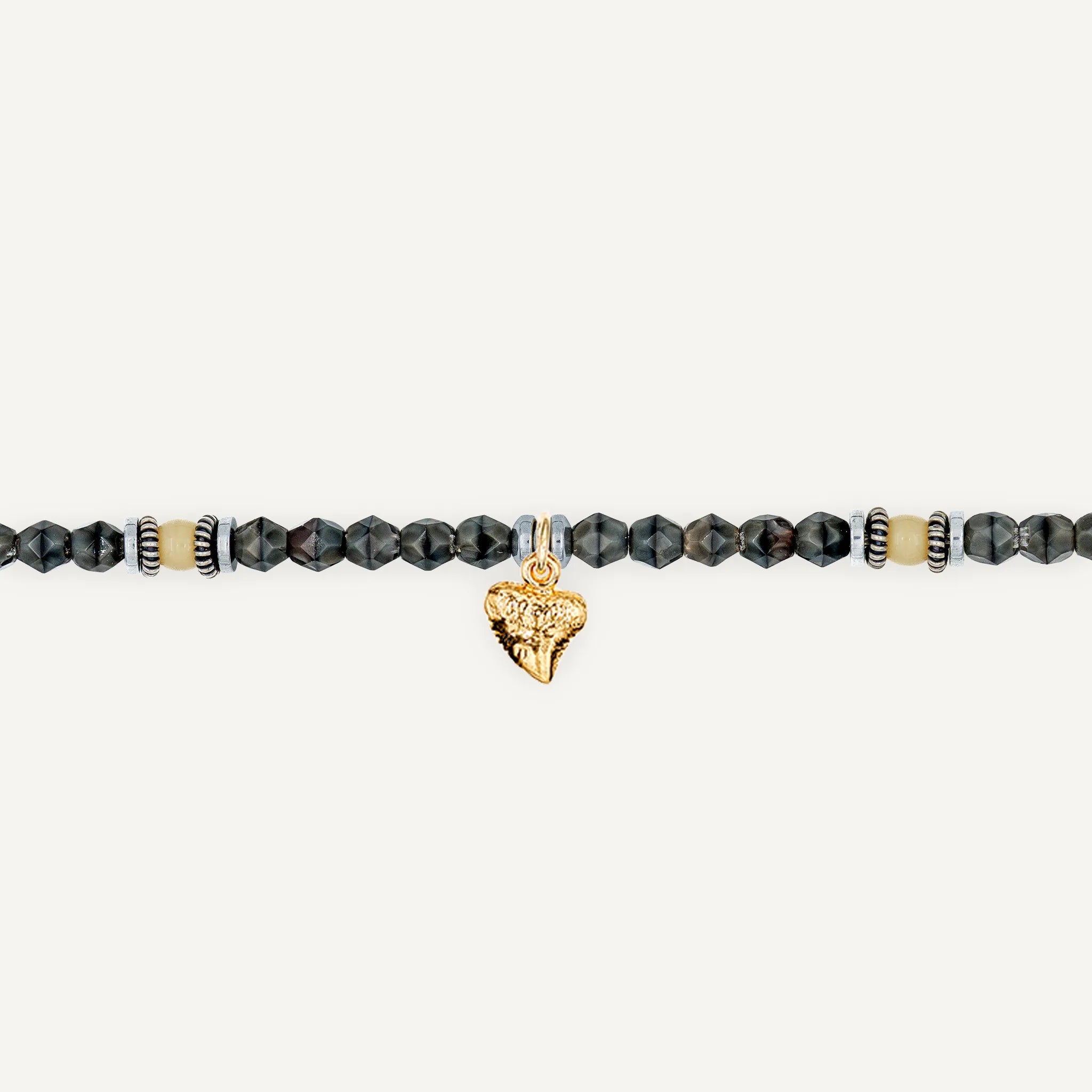 collier / bracelet Ras de cou - Gris Rangiroa - Têtes Blondes