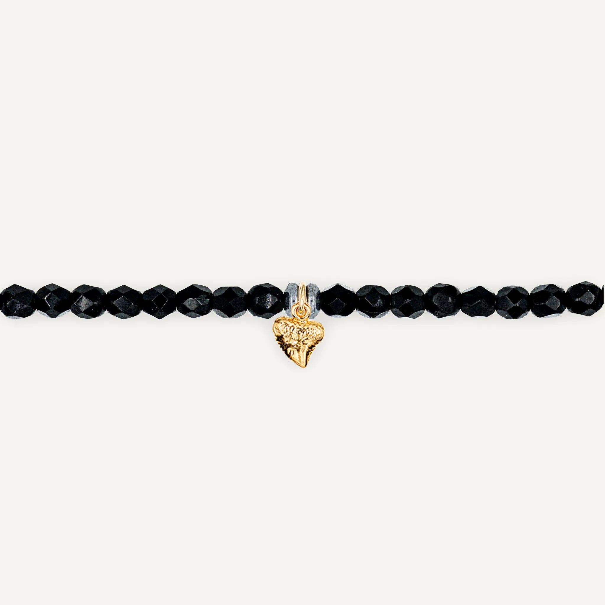 collier / bracelet Ras de cou - Noir - Têtes Blondes