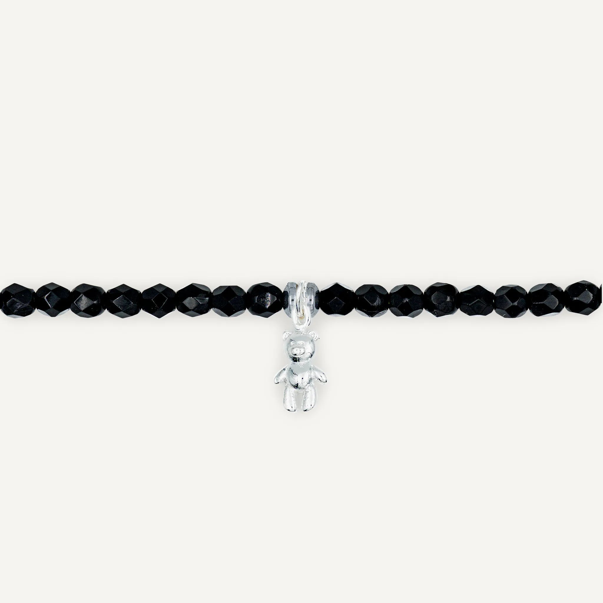 collier / bracelet Ras de cou - Noir - Têtes Blondes