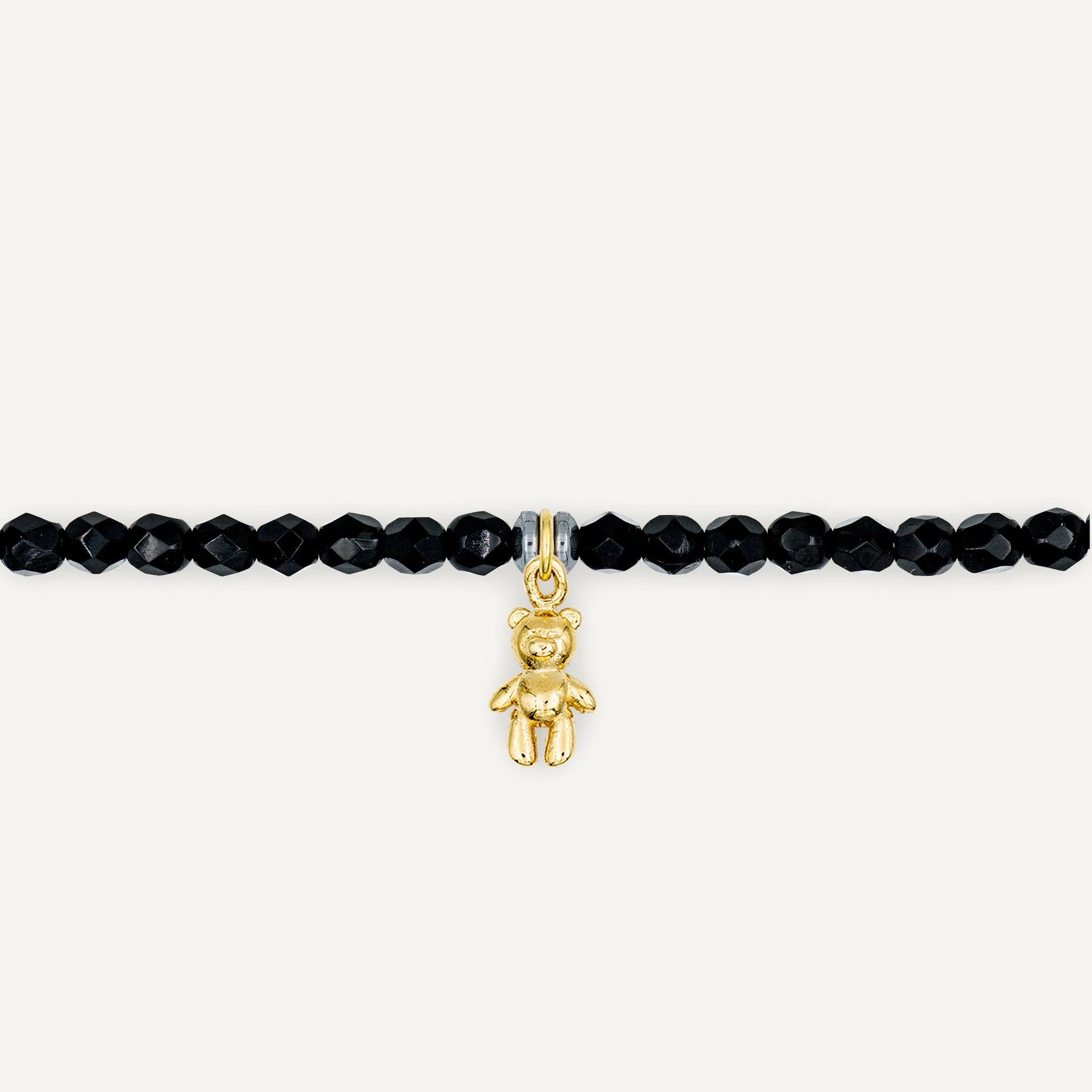 collier / bracelet Ras de cou - Noir - Têtes Blondes