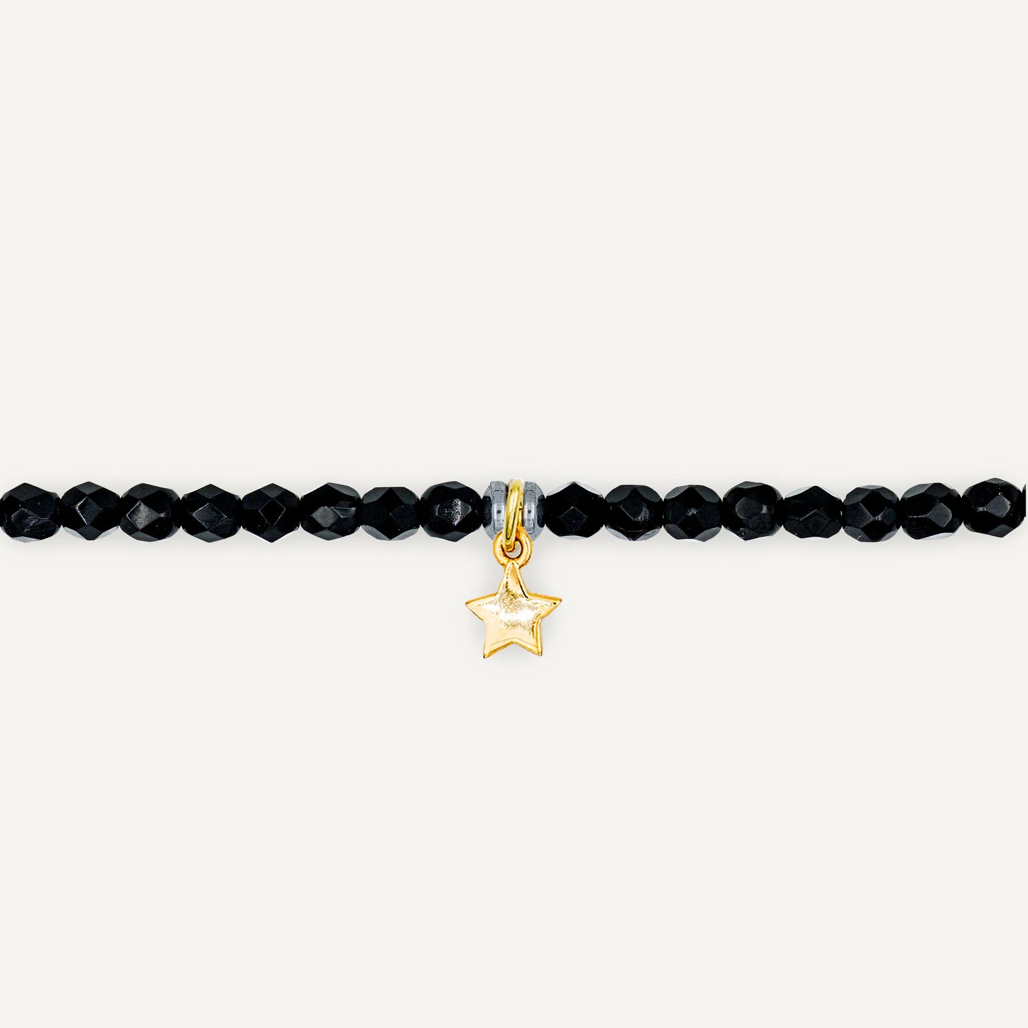collier / bracelet Ras de cou - Noir - Têtes Blondes