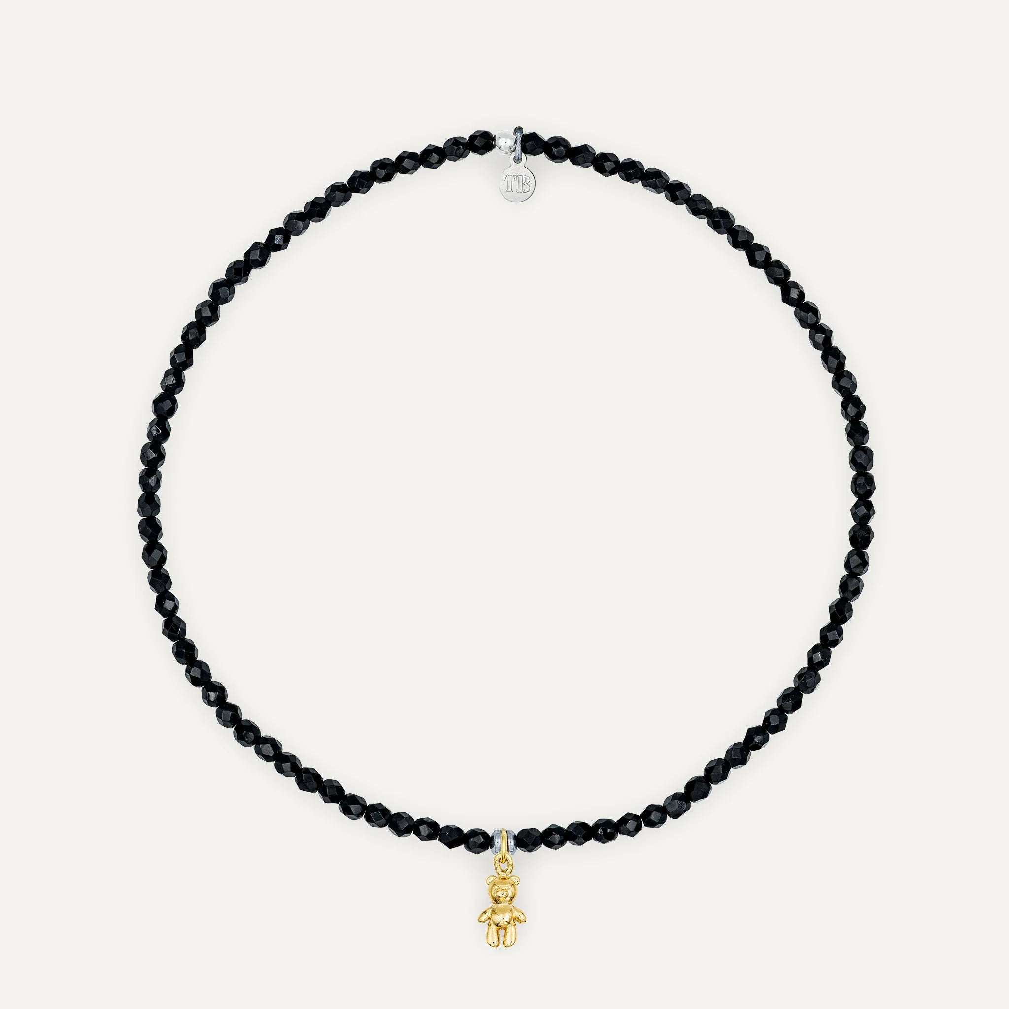 collier / bracelet Ras de cou - Noir - Têtes Blondes