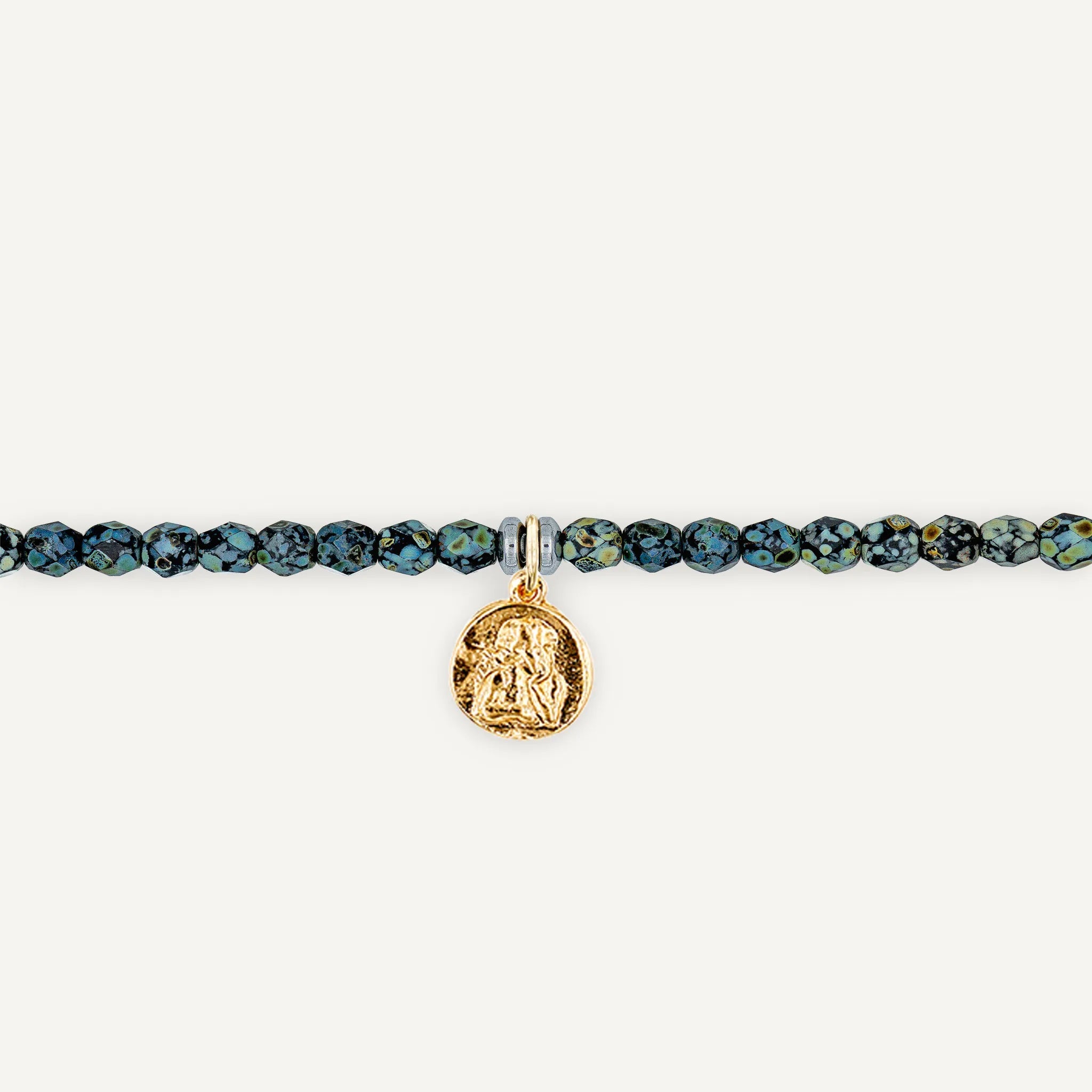 collier / bracelet Ras de cou - Noir Rock - Têtes Blondes