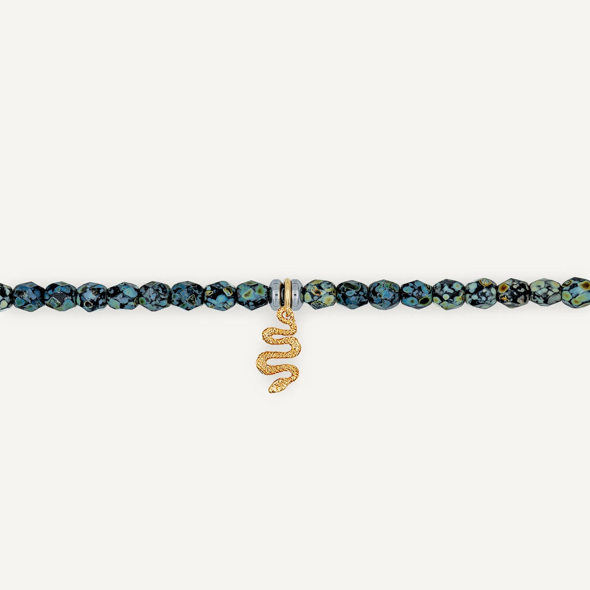 collier / bracelet Ras de cou - Noir Rock - Têtes Blondes