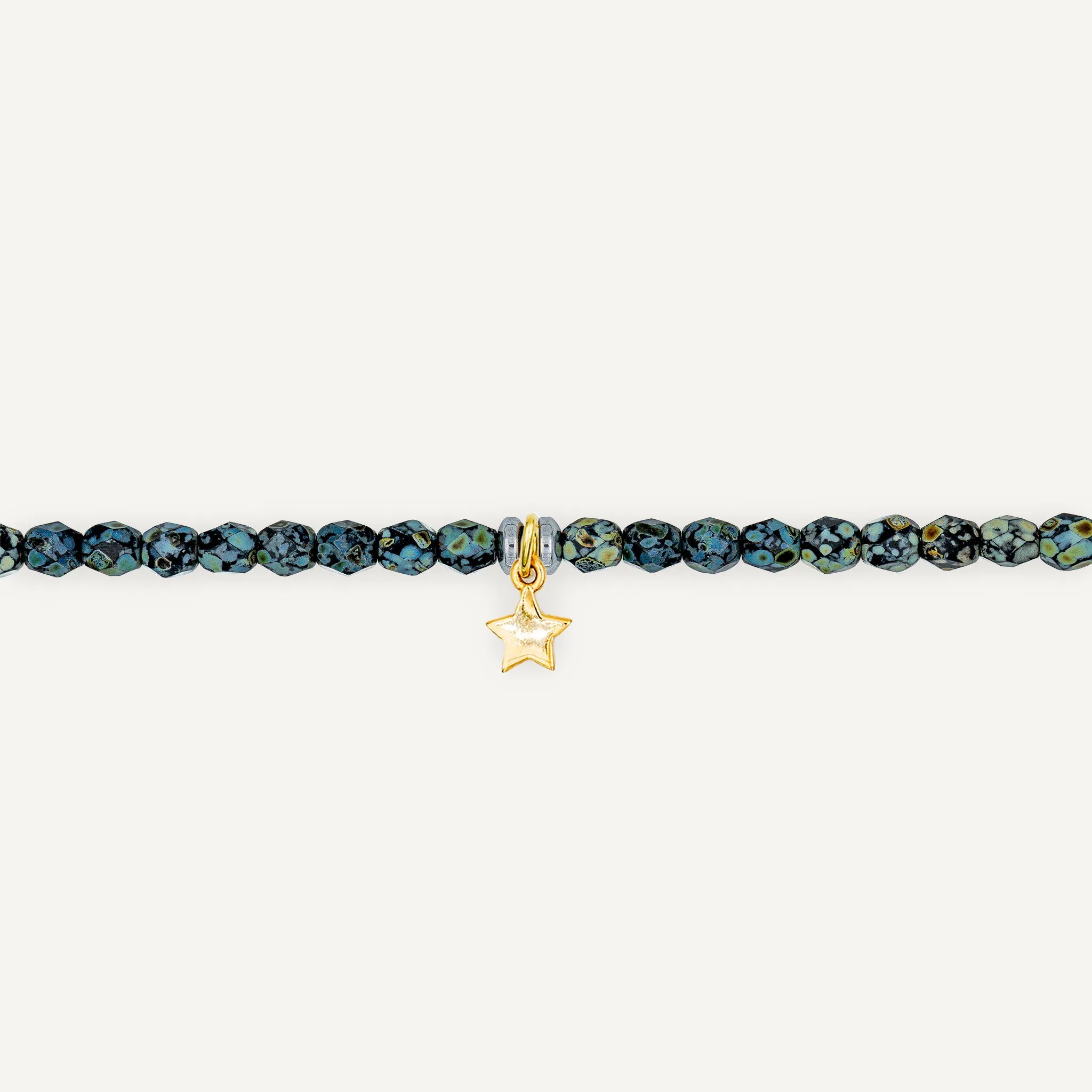 collier / bracelet Ras de cou - Noir Rock - Têtes Blondes