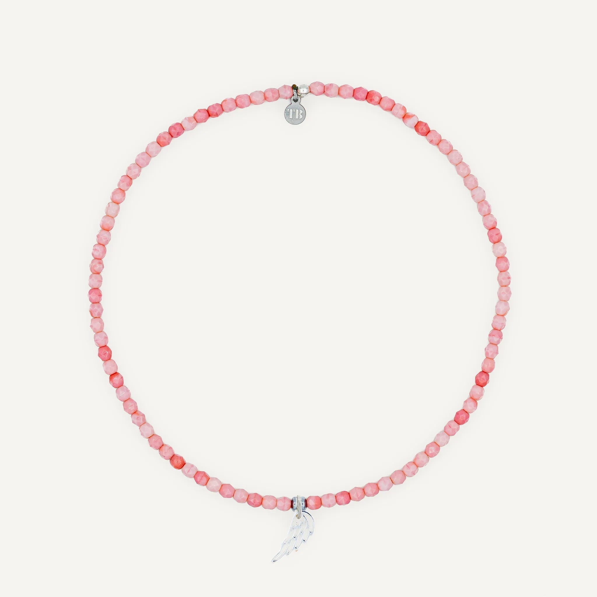 collier / bracelet Ras de cou - Rose - Têtes Blondes