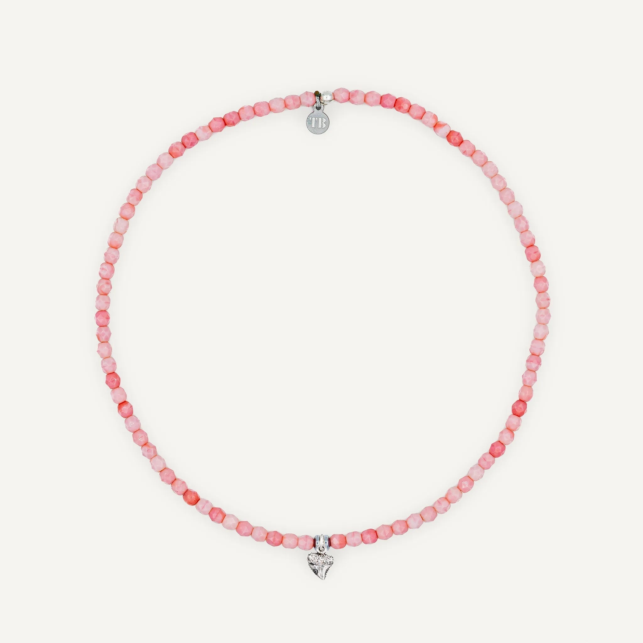 collier / bracelet Ras de cou - Rose - Têtes Blondes