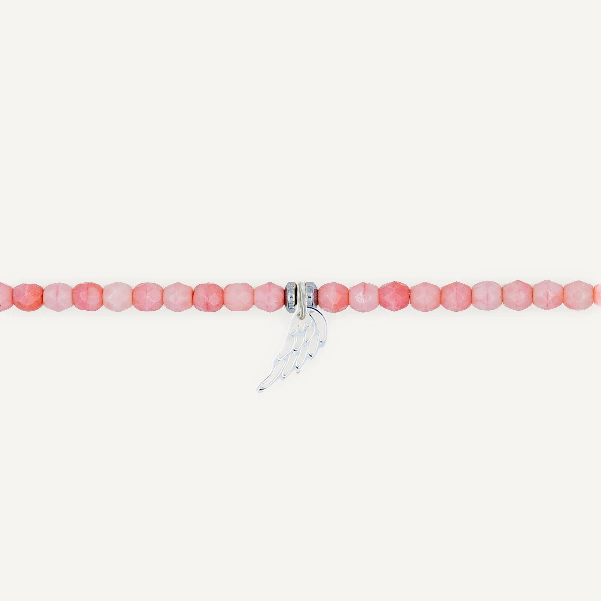 collier / bracelet Ras de cou - Rose - Têtes Blondes
