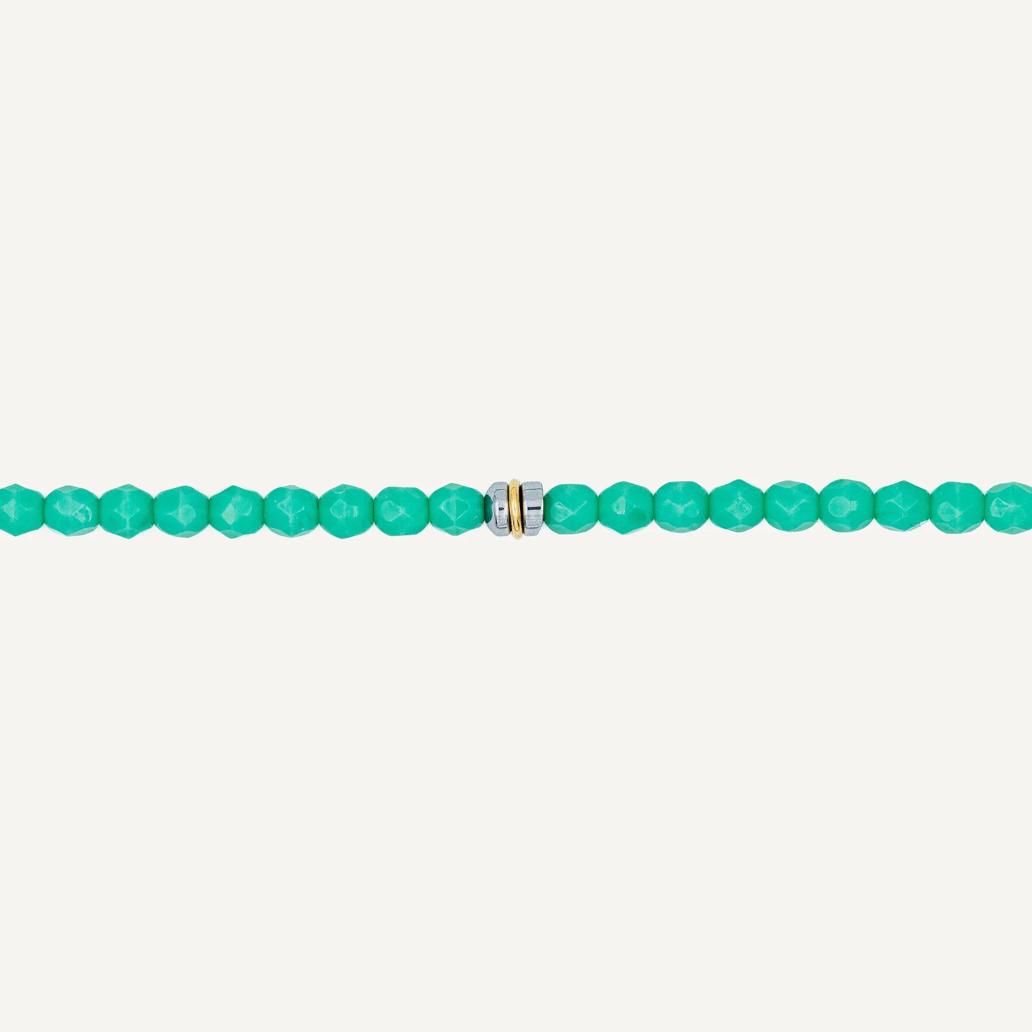 collier / bracelet Ras de cou - Turquoise - Têtes Blondes