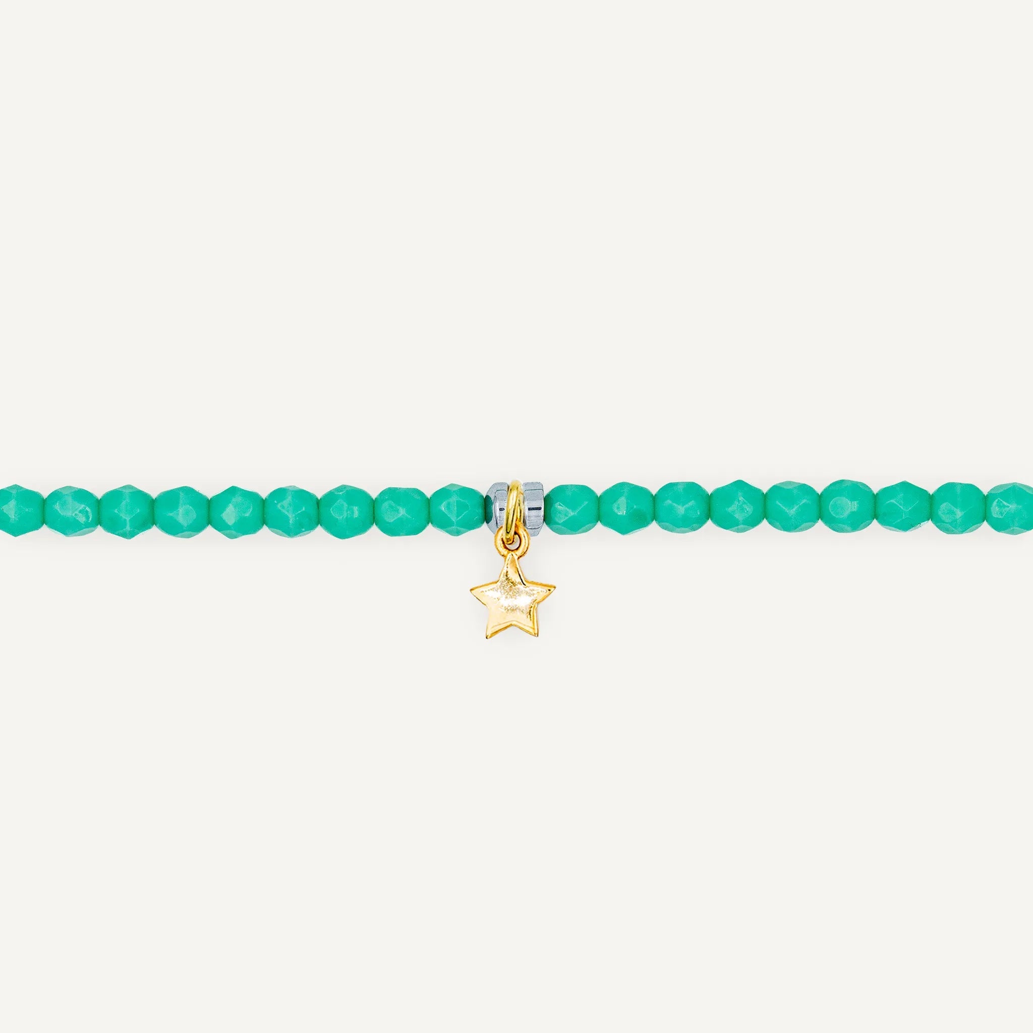 collier / bracelet Ras de cou - Turquoise - Têtes Blondes
