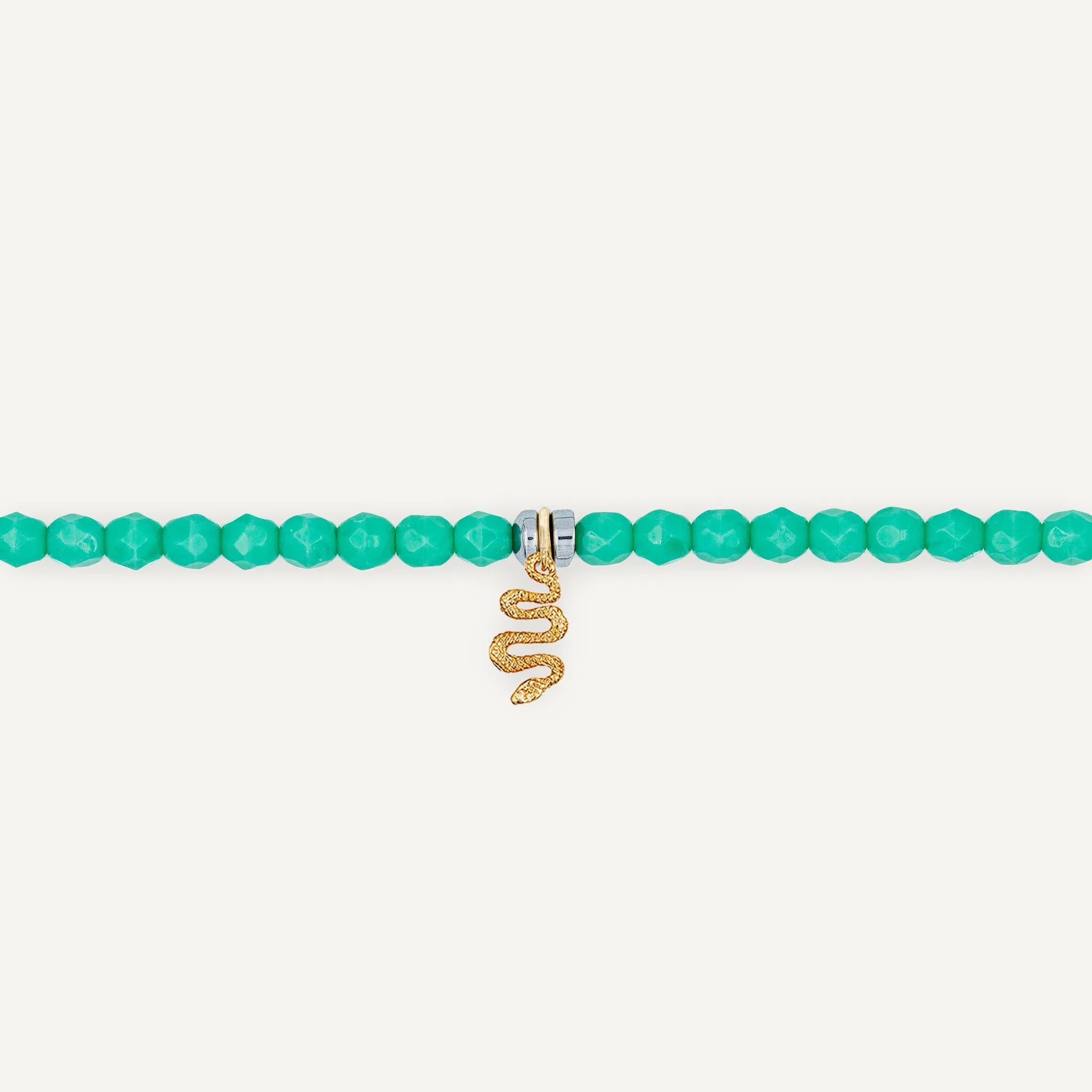 collier / bracelet Ras de cou - Turquoise - Têtes Blondes