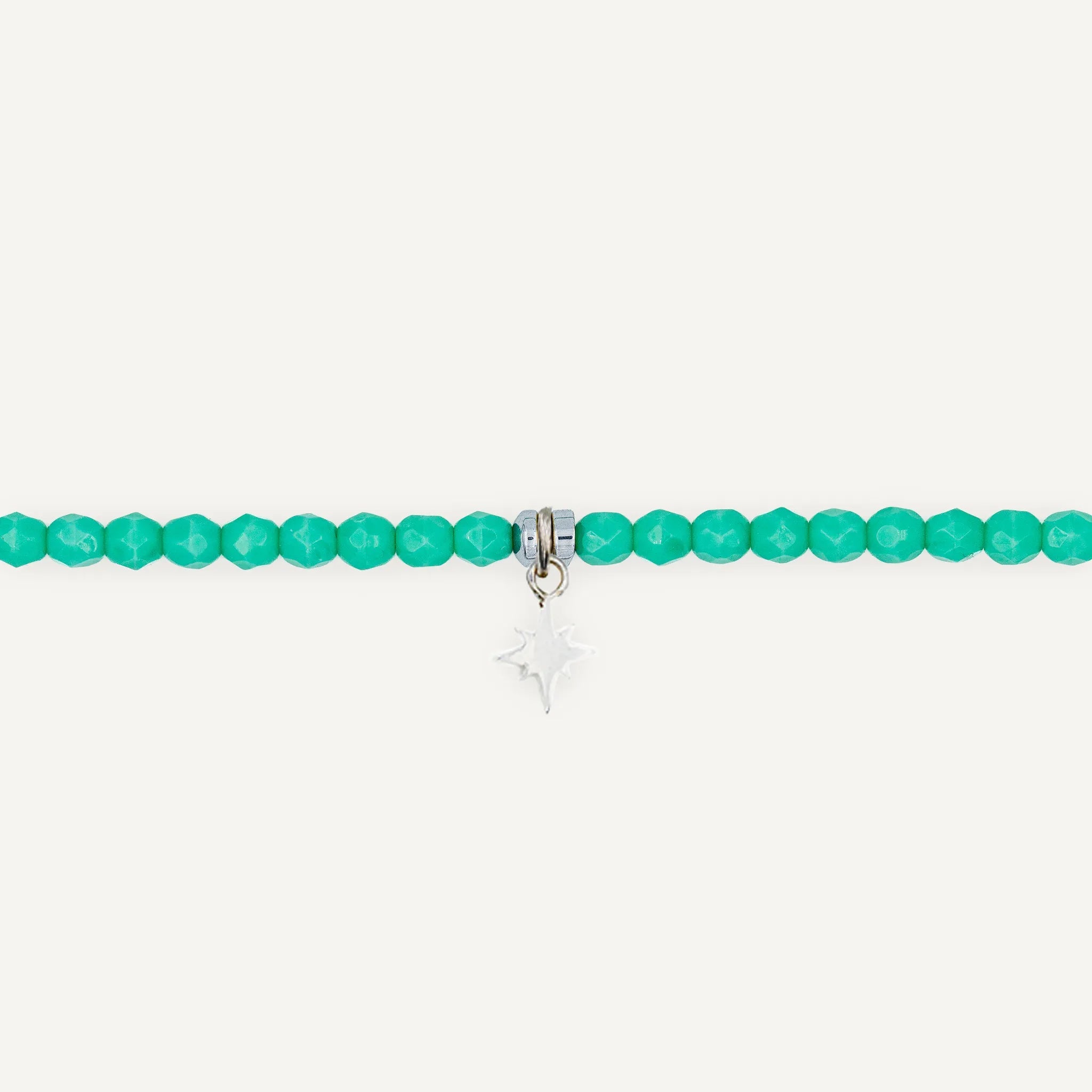 collier / bracelet Ras de cou - Turquoise - Têtes Blondes