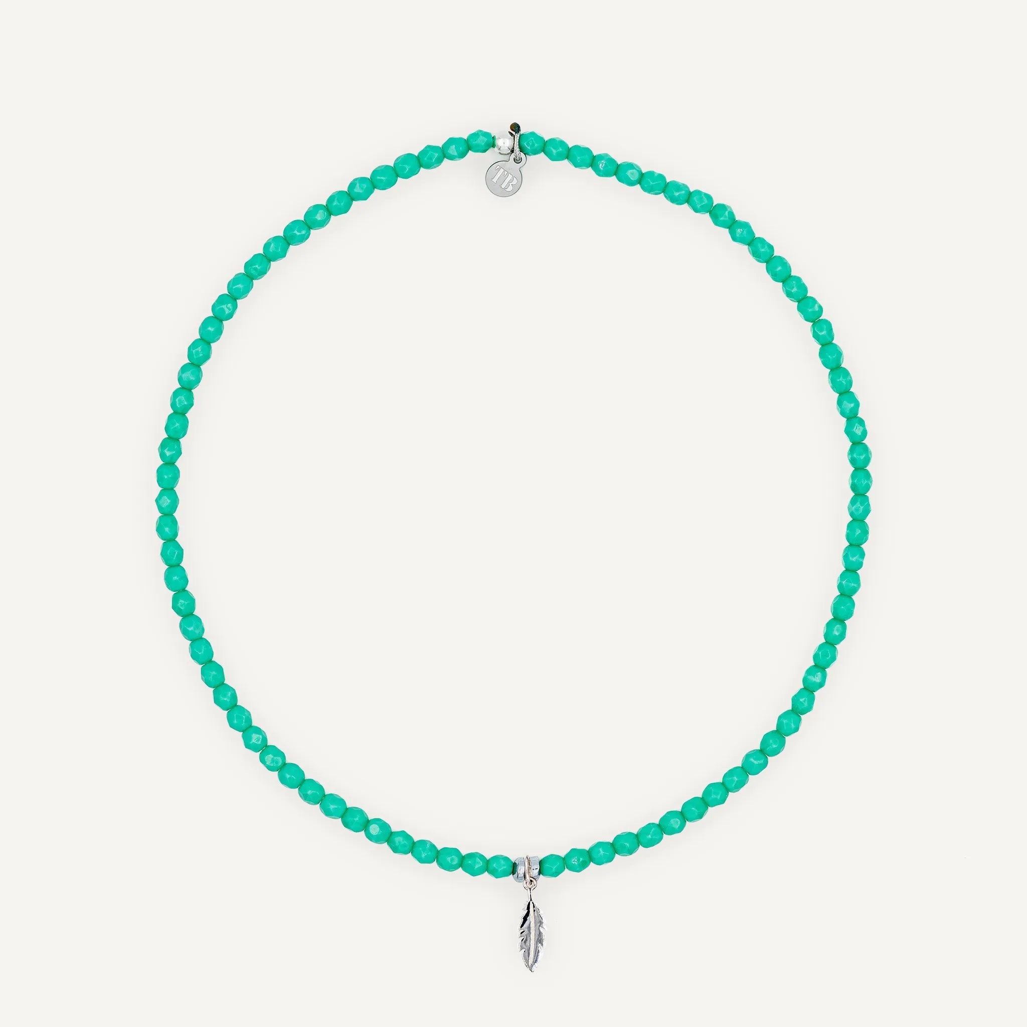 collier / bracelet Ras de cou - Turquoise - Têtes Blondes