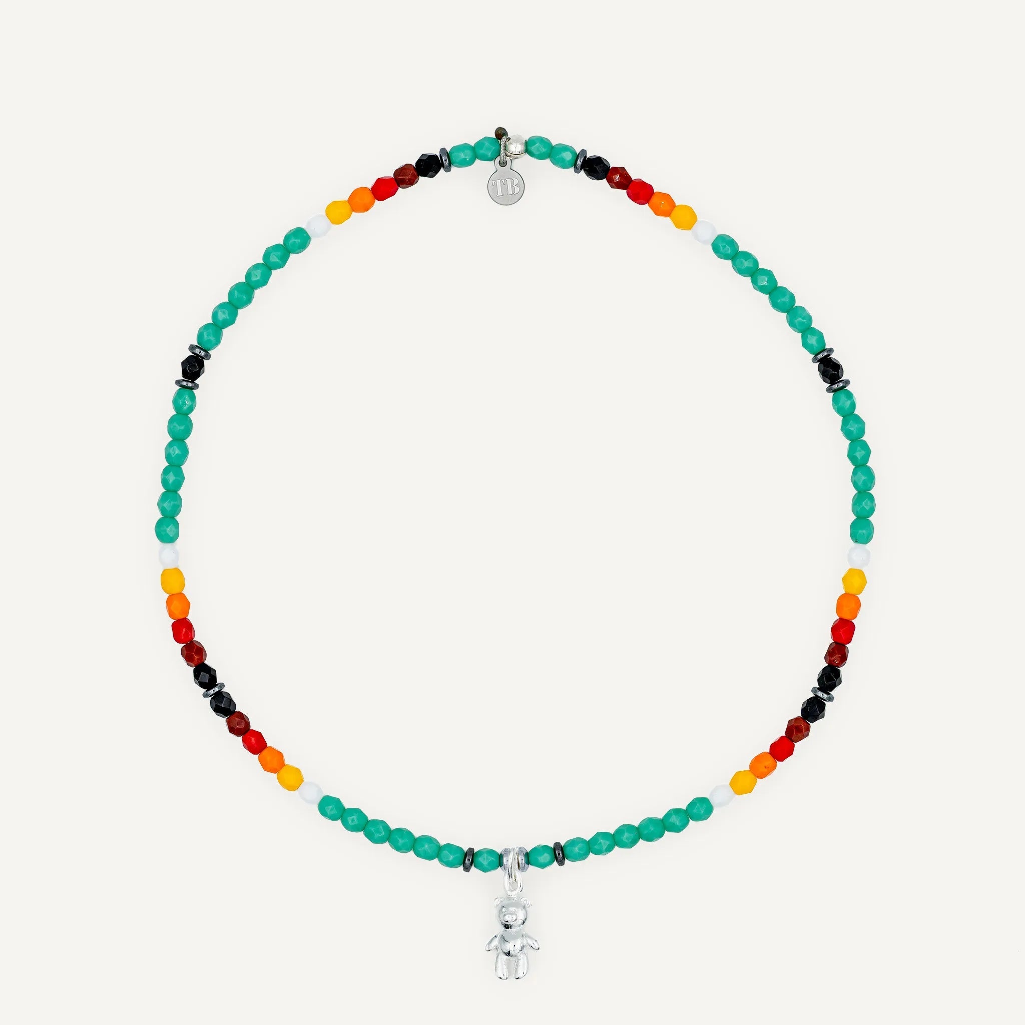 collier / bracelet Ras de cou - Turquoise Apache - Têtes Blondes