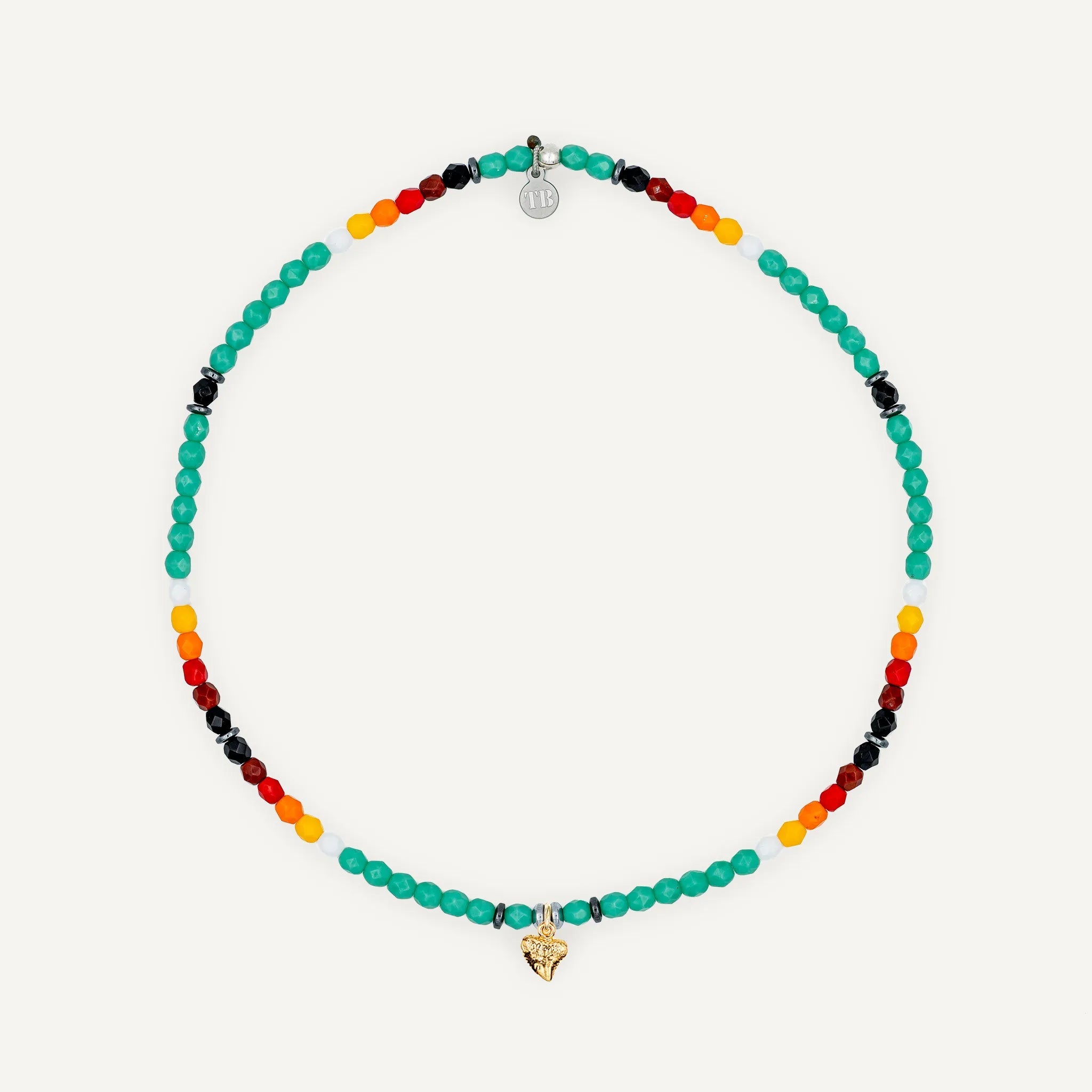 collier / bracelet Ras de cou - Turquoise Apache - Têtes Blondes