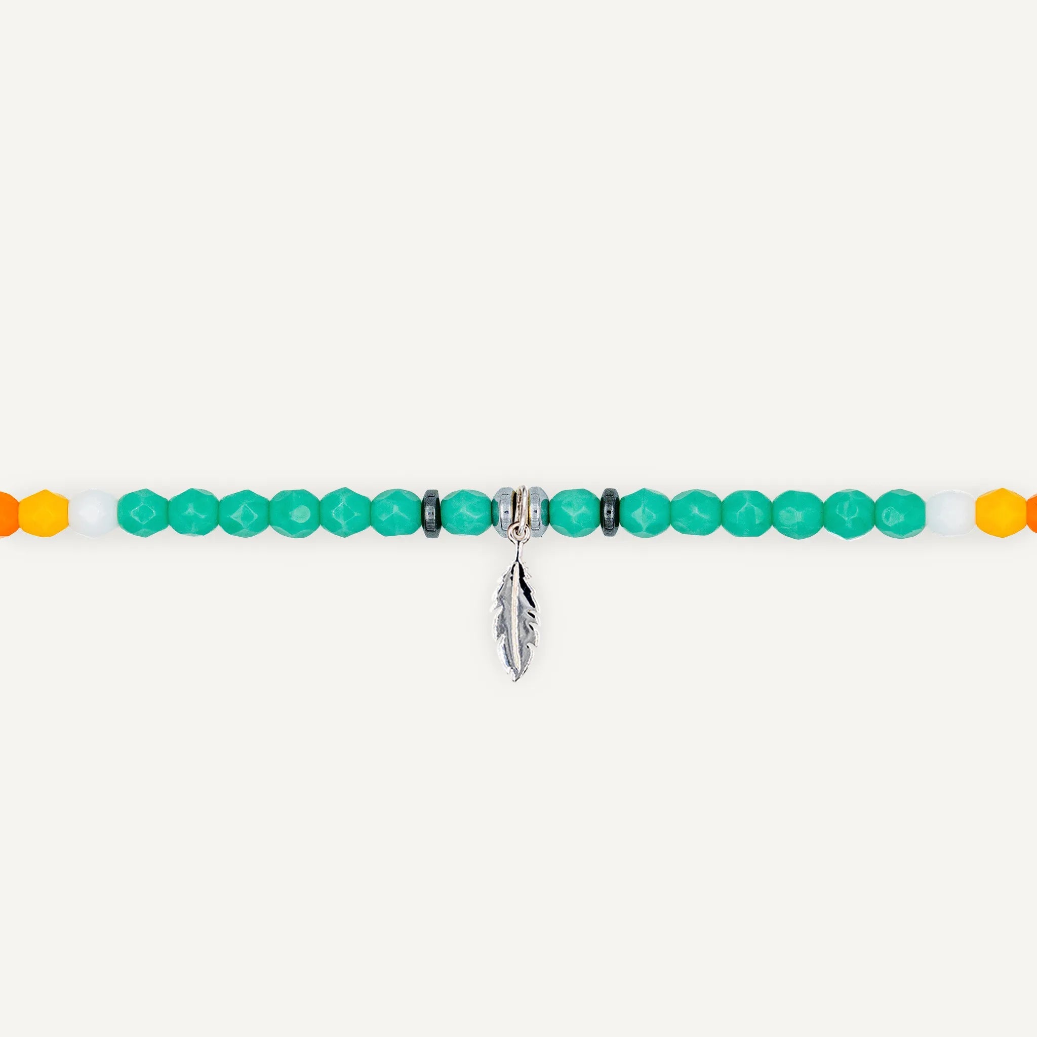 collier / bracelet Ras de cou - Turquoise Apache - Têtes Blondes