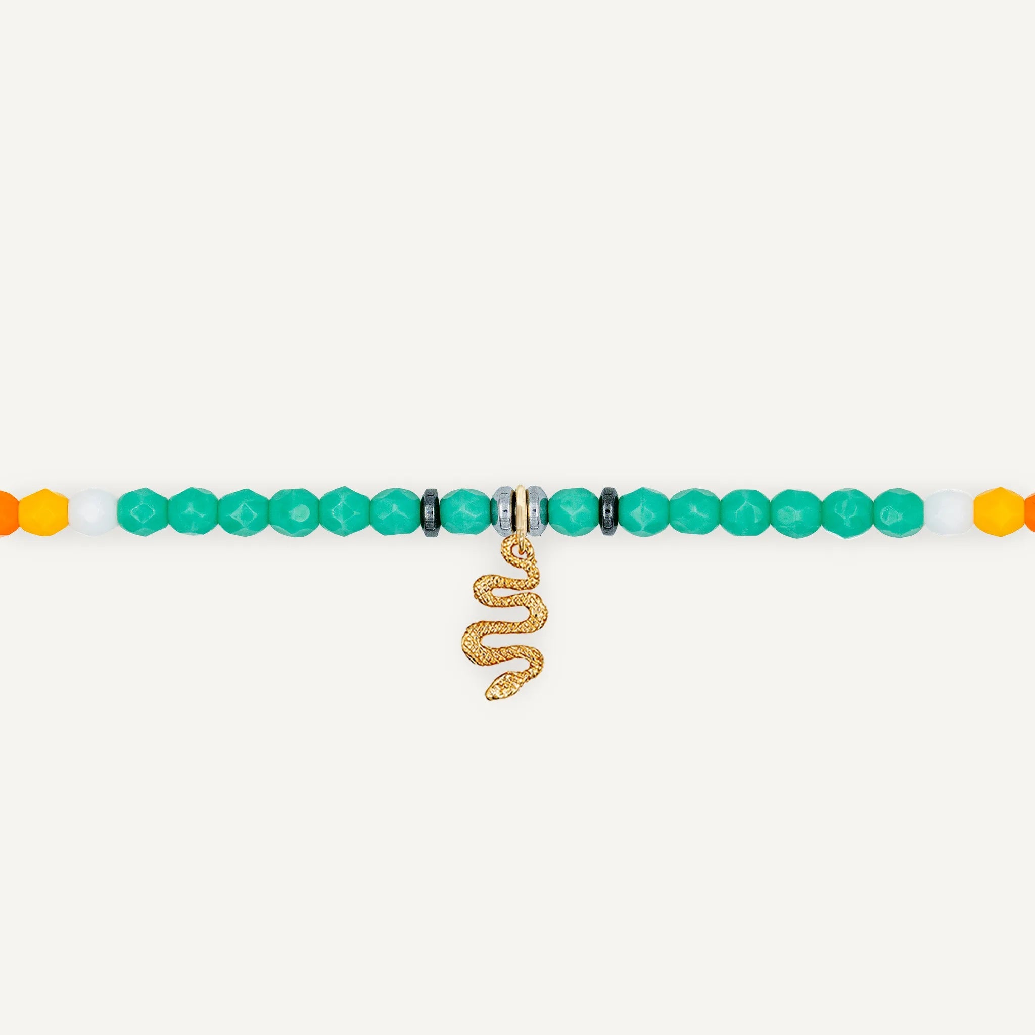 collier / bracelet Ras de cou - Turquoise Apache - Têtes Blondes