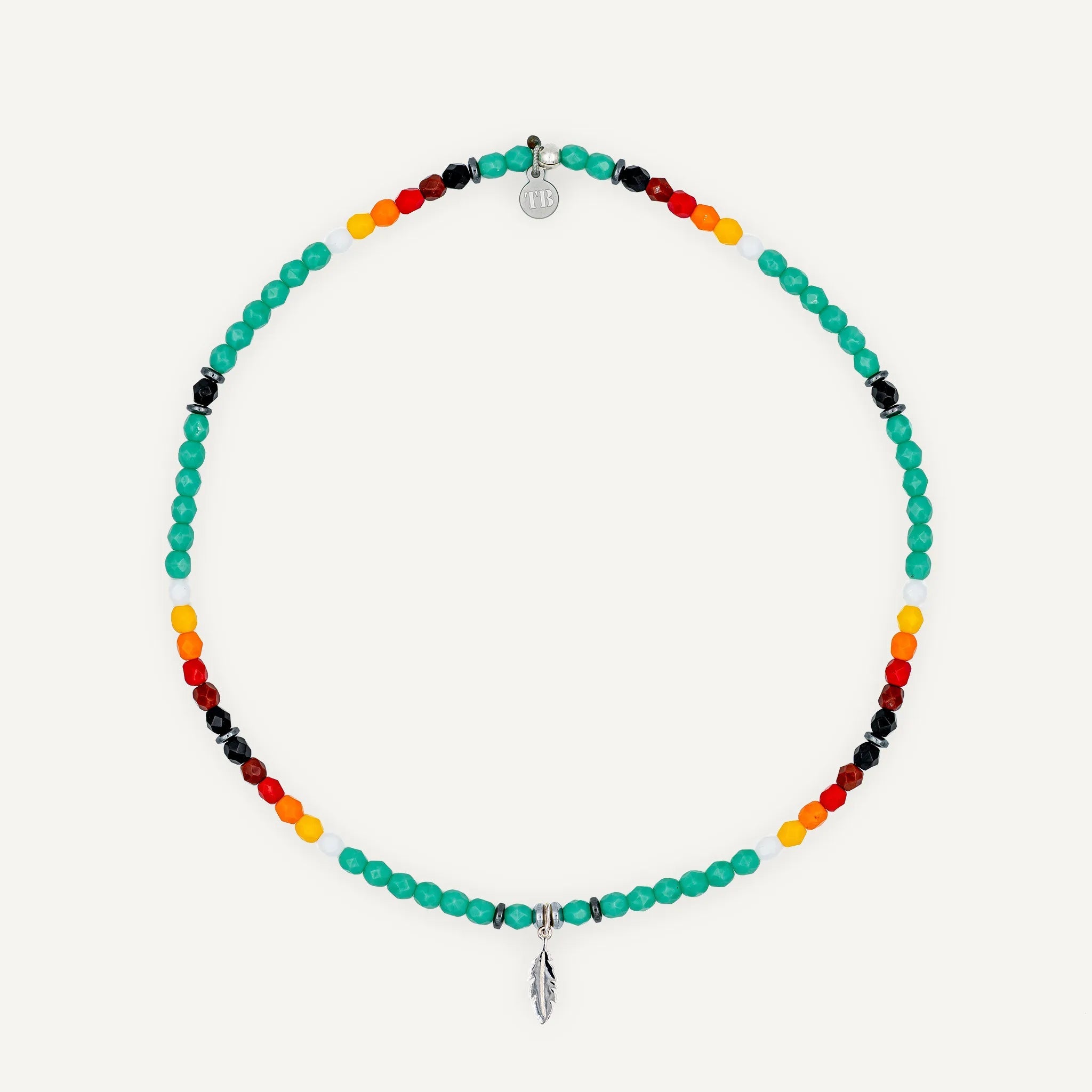 collier / bracelet Ras de cou - Turquoise Apache - Têtes Blondes
