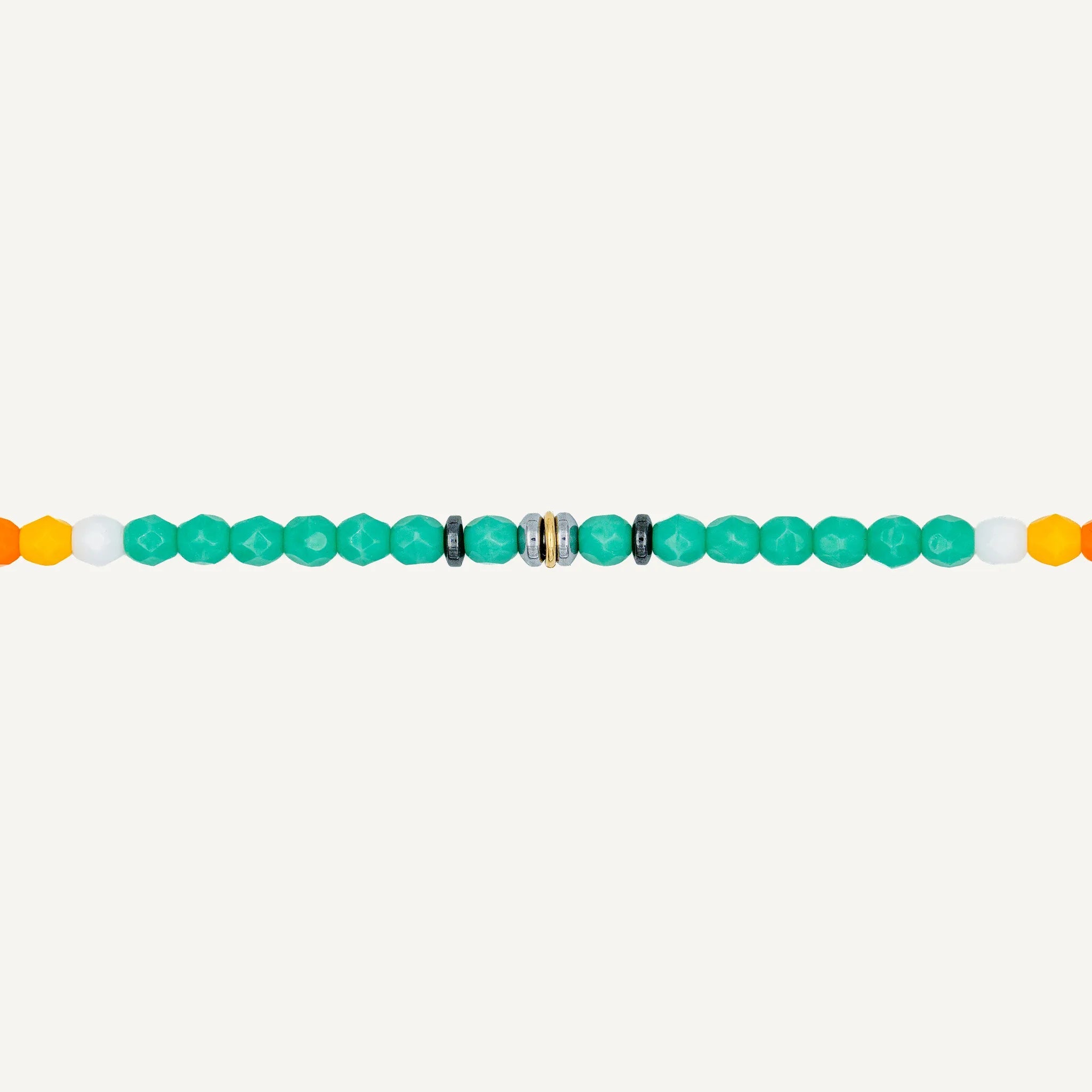 collier / bracelet Ras de cou - Turquoise Apache - Têtes Blondes