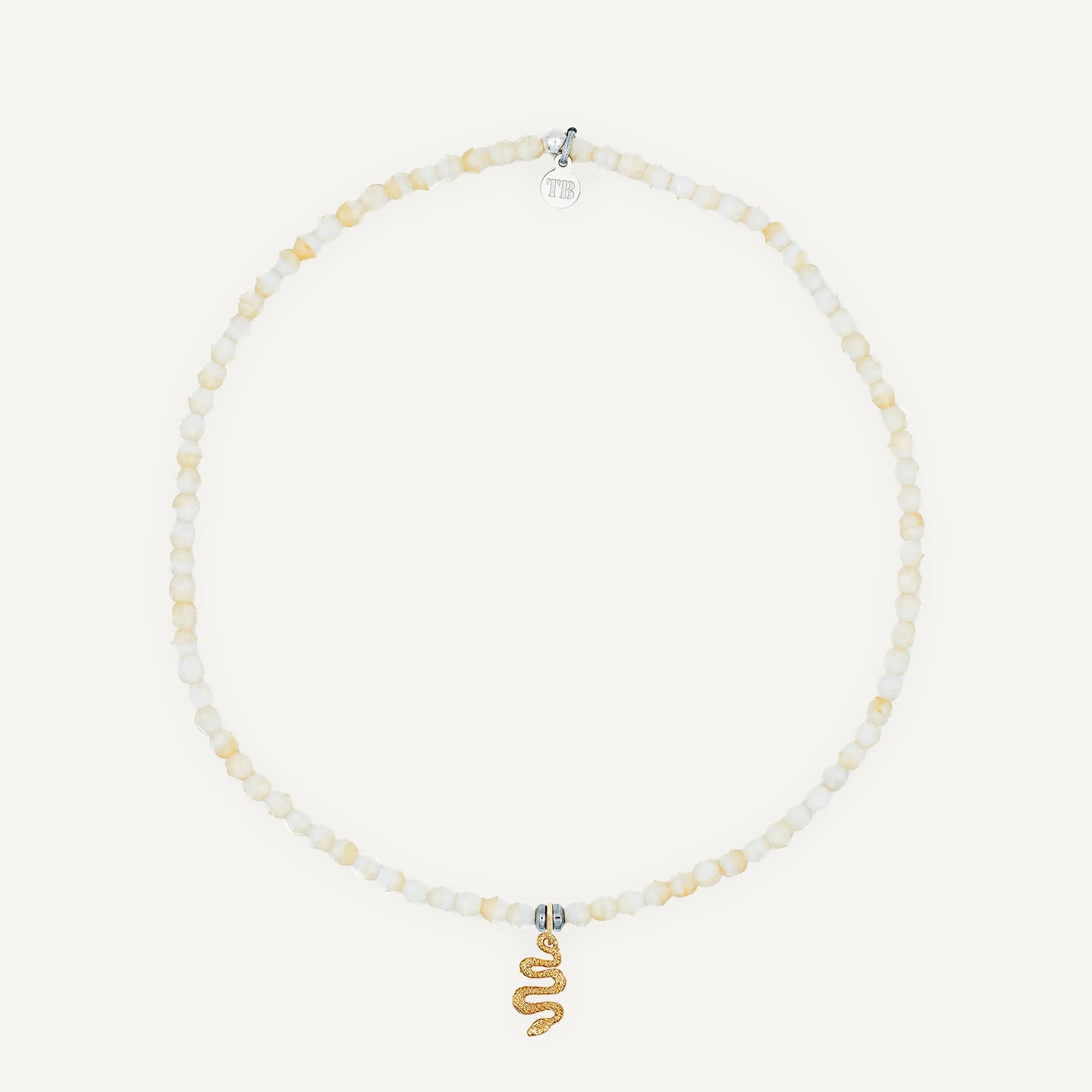 collier / bracelet Ras de cou - Vanille - Têtes Blondes