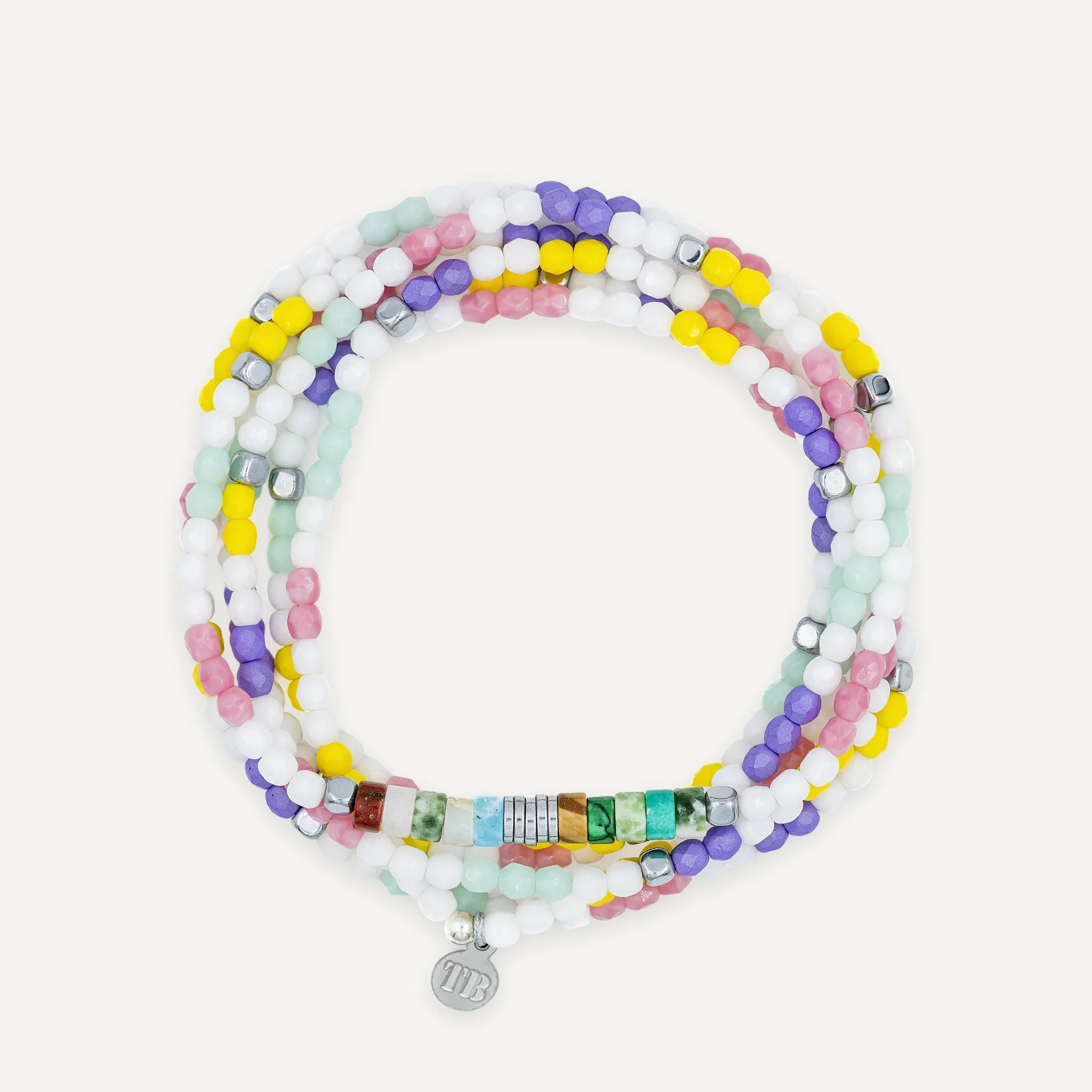collier / bracelet ROMEO Multico Pastel - Têtes Blondes