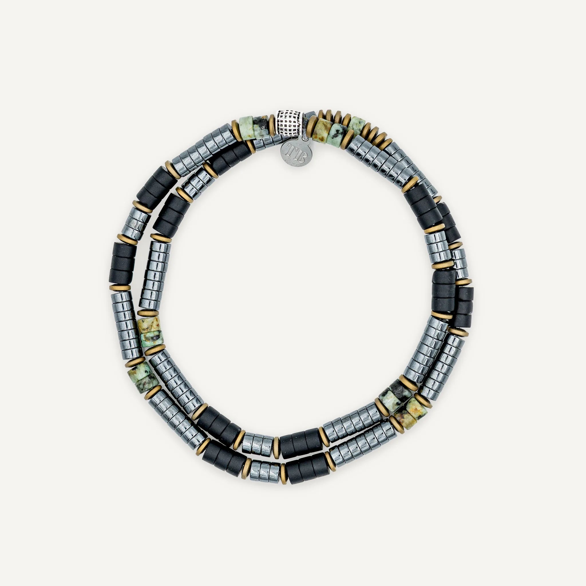 collier / bracelet SAINT VALENTIN - 2 tours - Têtes Blondes