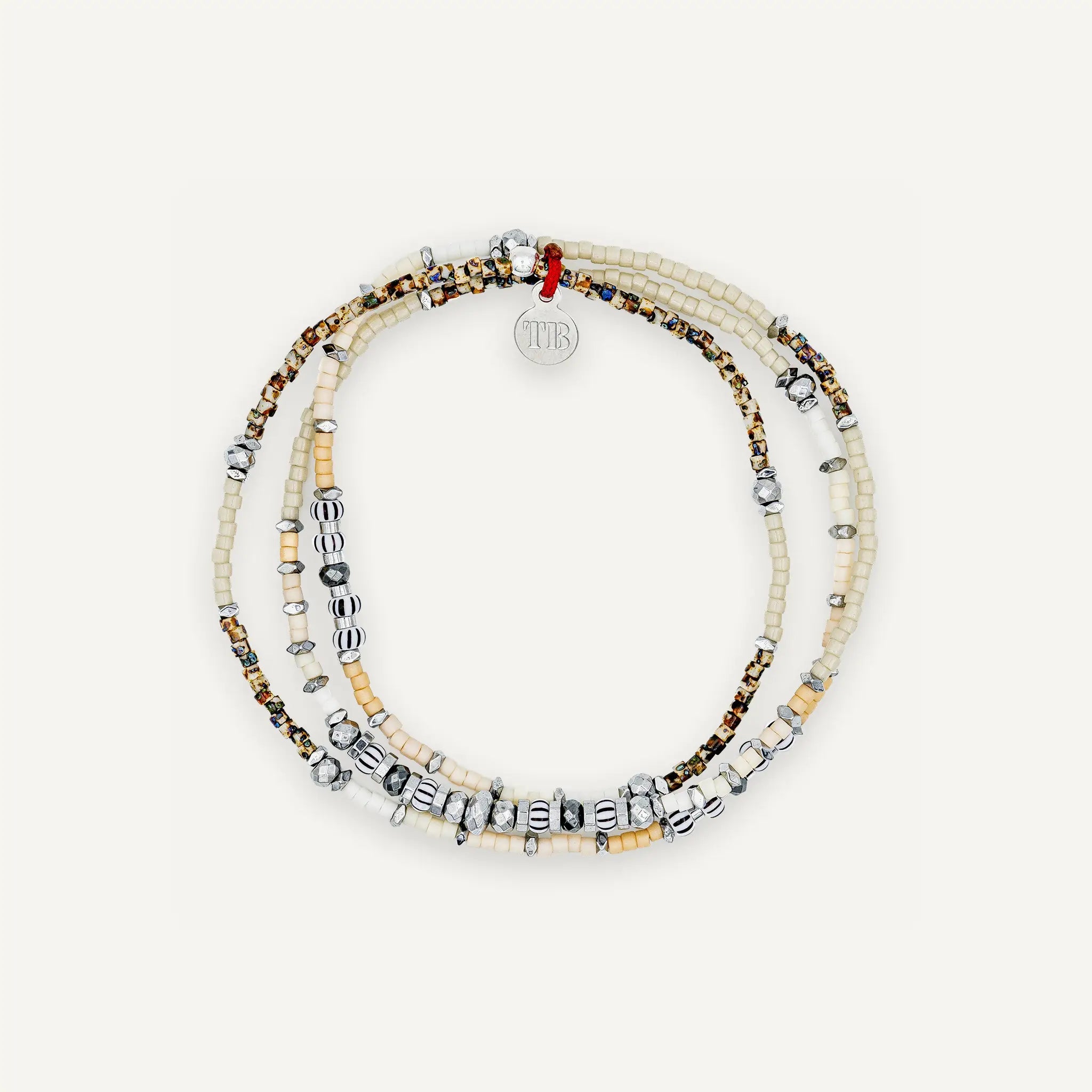 collier / bracelet SAND 3 Slim - Vanille - Têtes Blondes