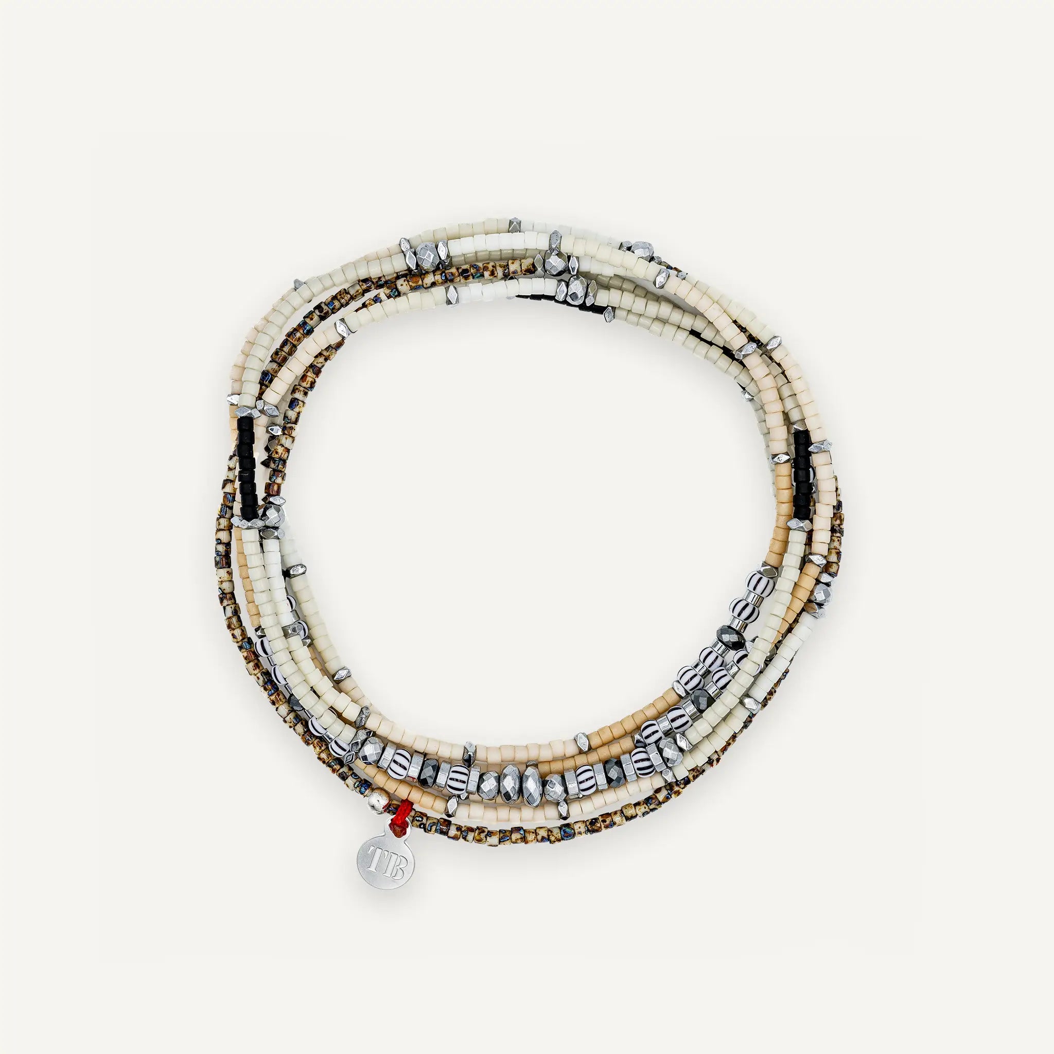 collier / bracelet SAND 6 - Vanille - Têtes Blondes