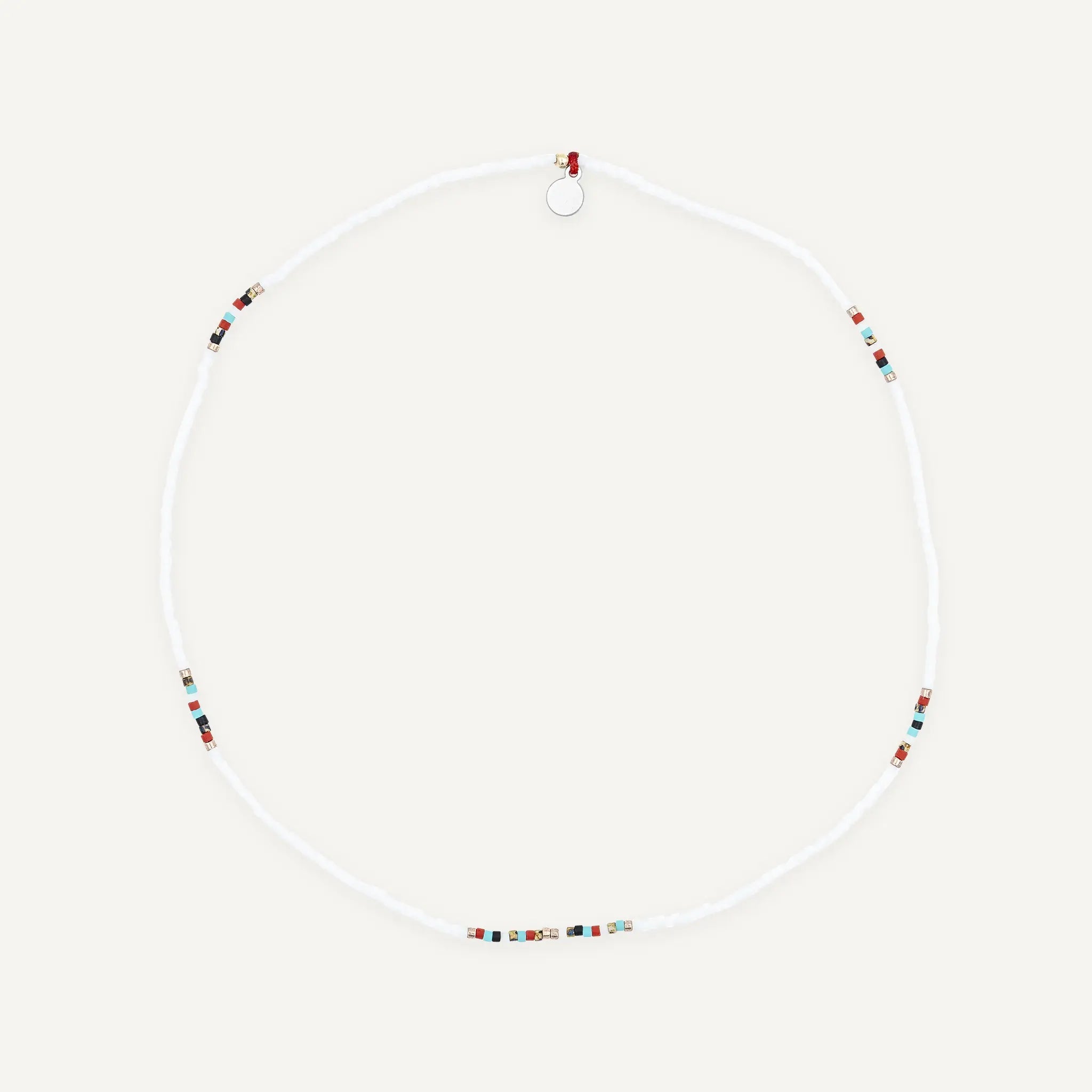 collier / bracelet SLIM Navajo White - Têtes Blondes