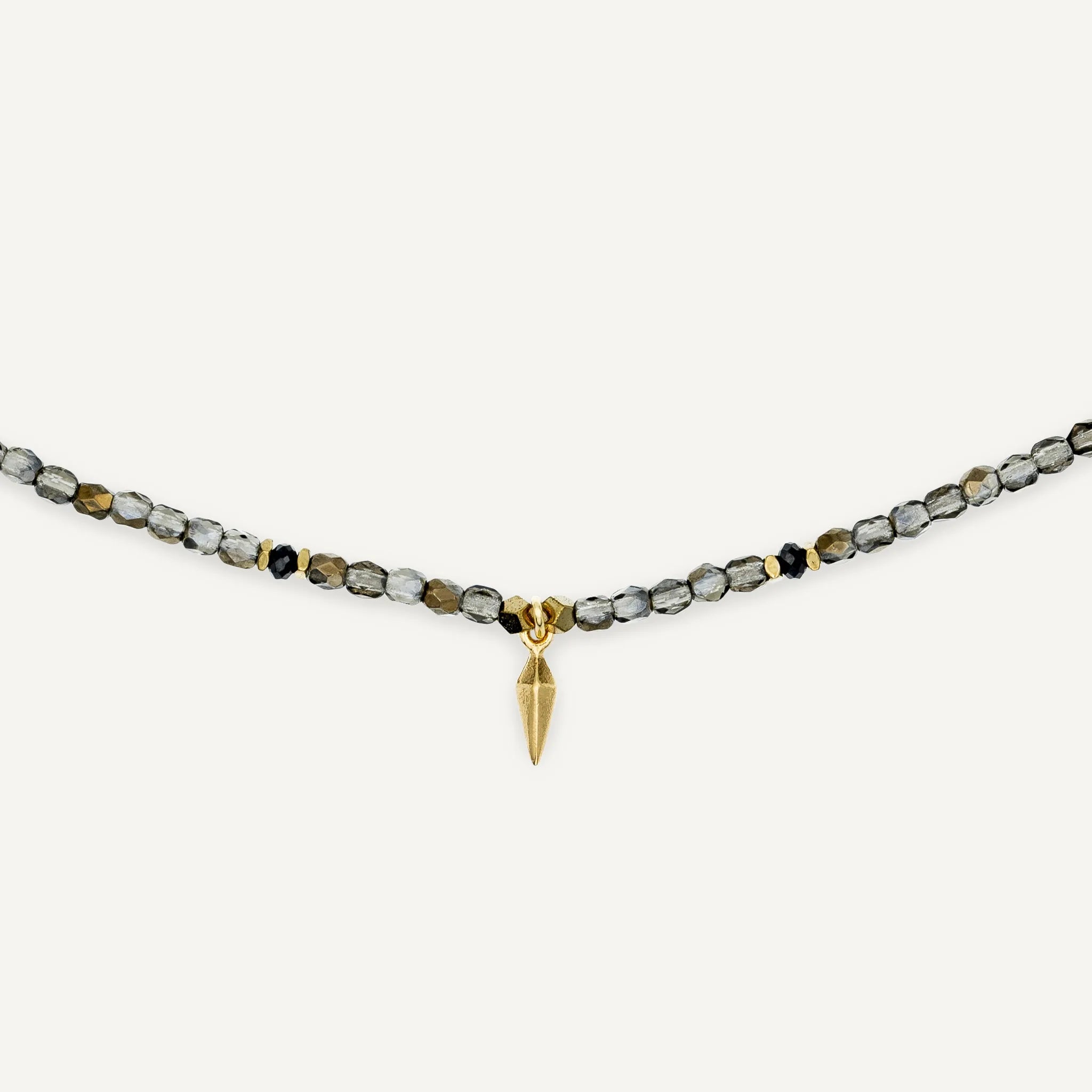 collier / bracelet SPIKE GOLD - Quantic - Têtes Blondes