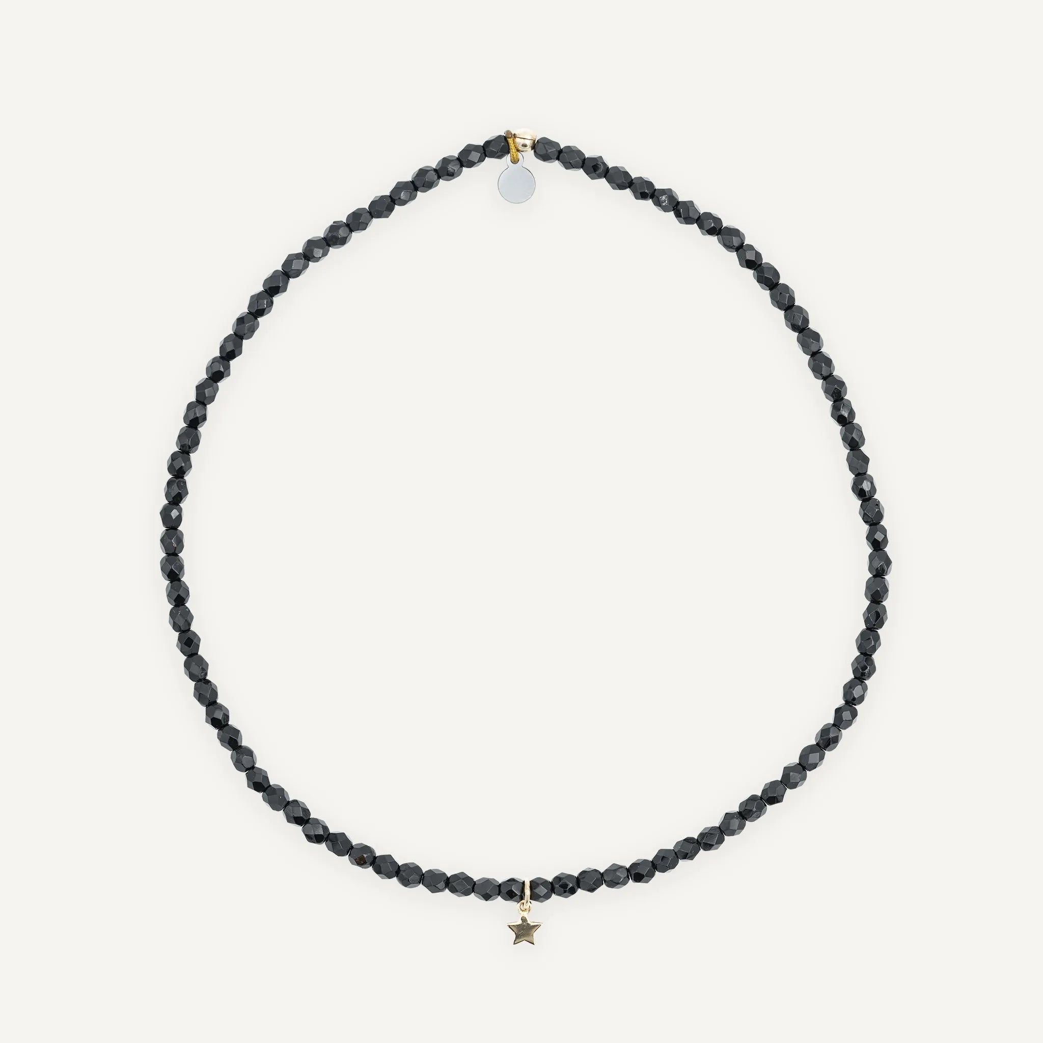 collier / bracelet STARDUST GOLD Noir - Têtes Blondes