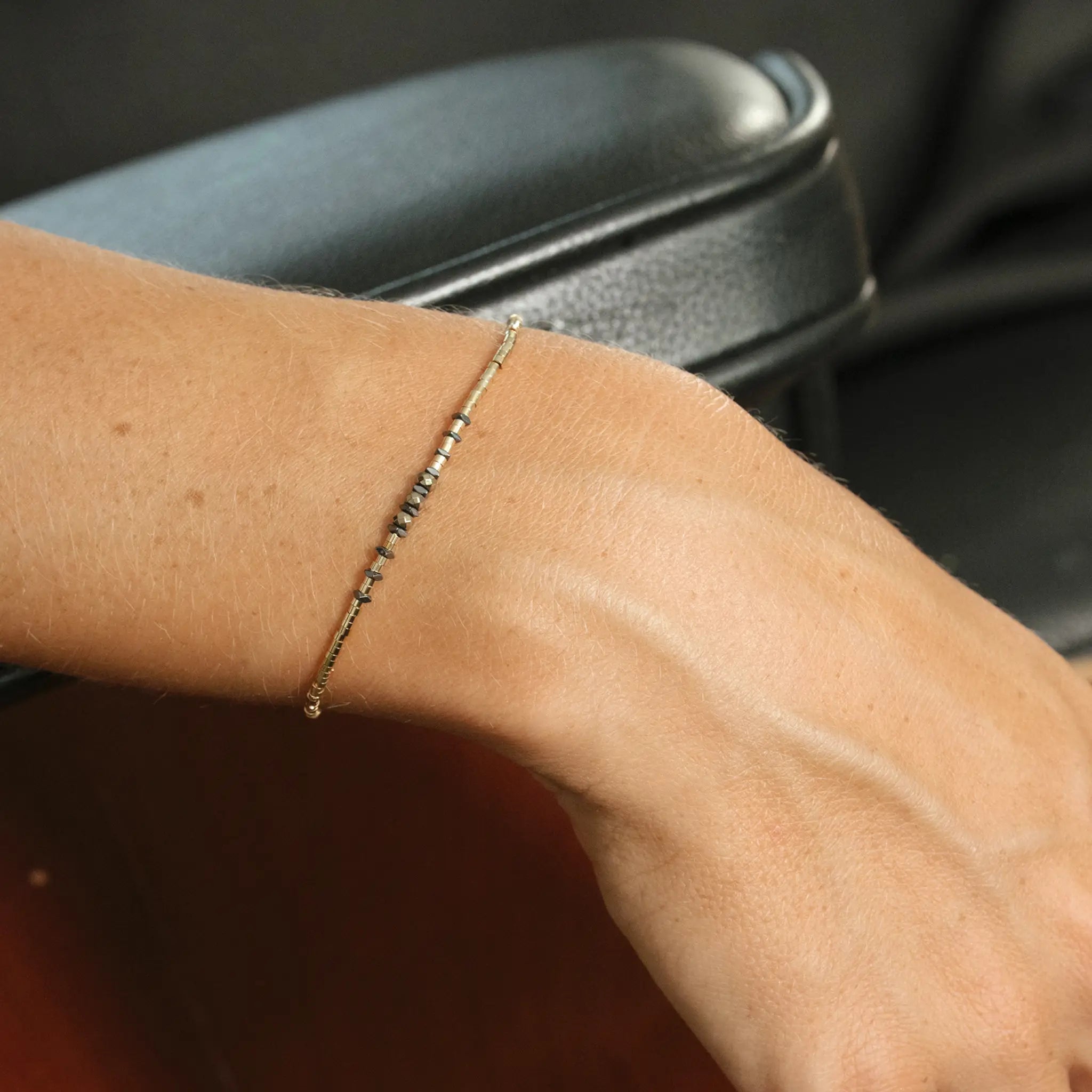 collier / bracelet TESS GOLD 1 - Têtes Blondes