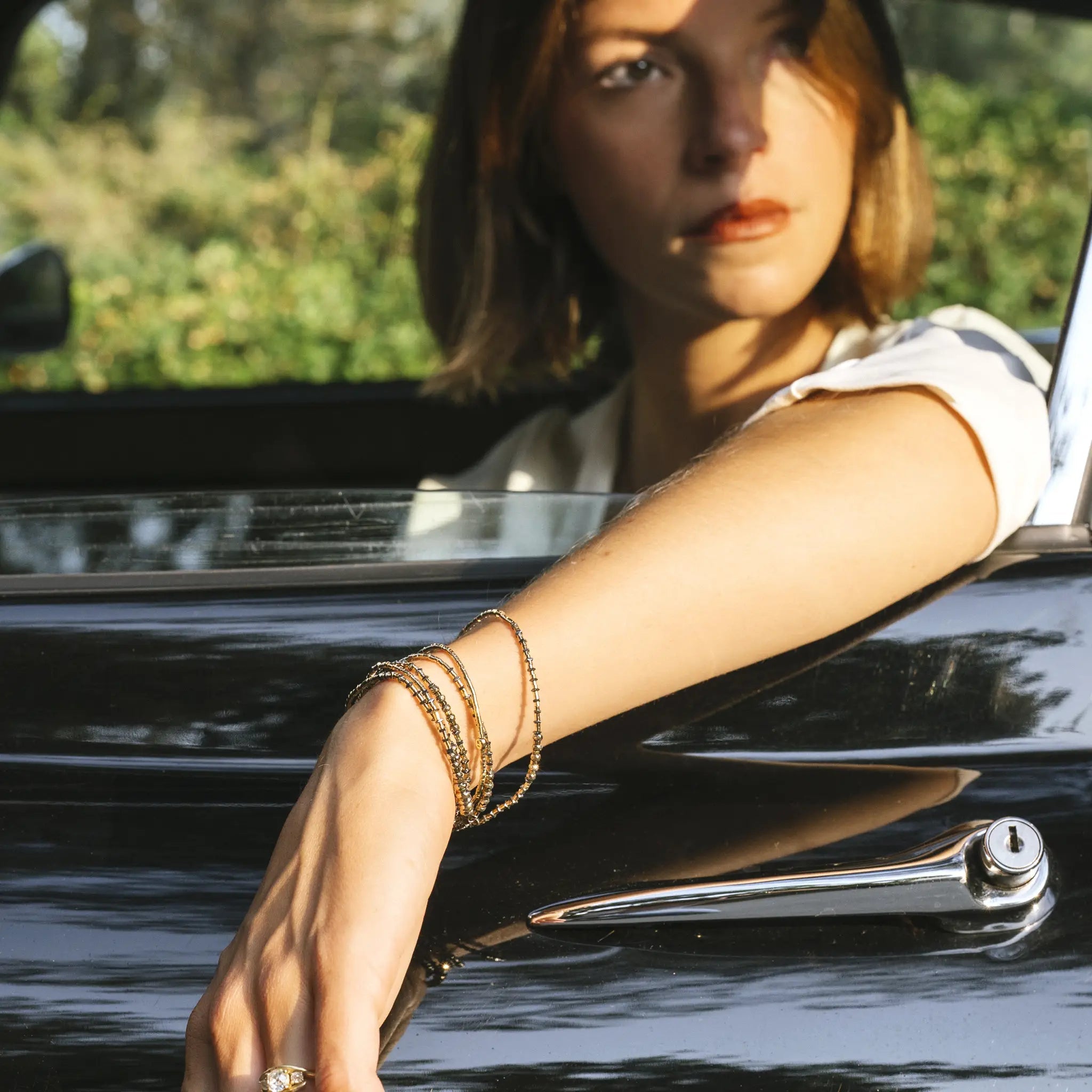 collier / bracelet TESS GOLD 6 - Têtes Blondes