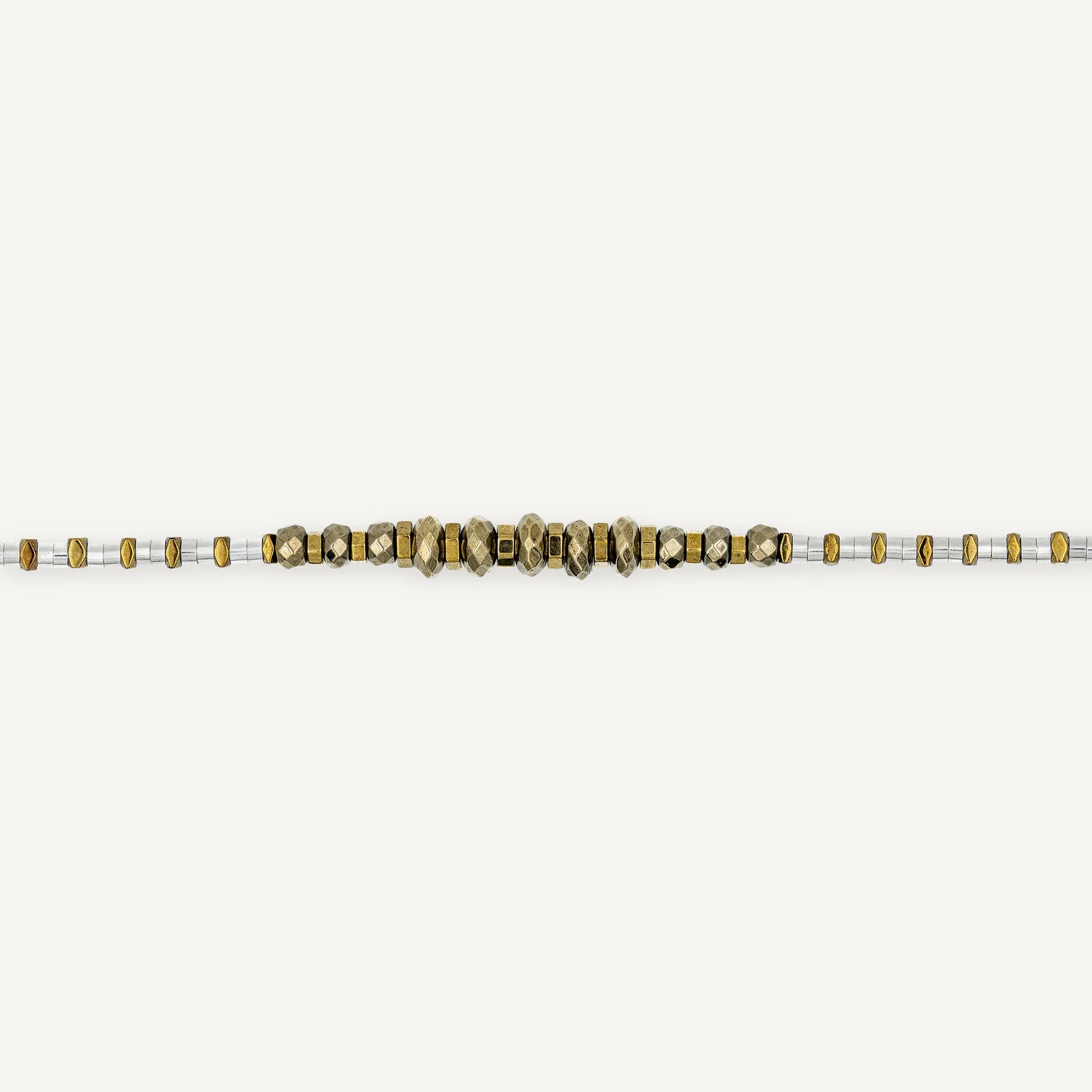 collier / bracelet TESS SILVER 3 - Têtes Blondes