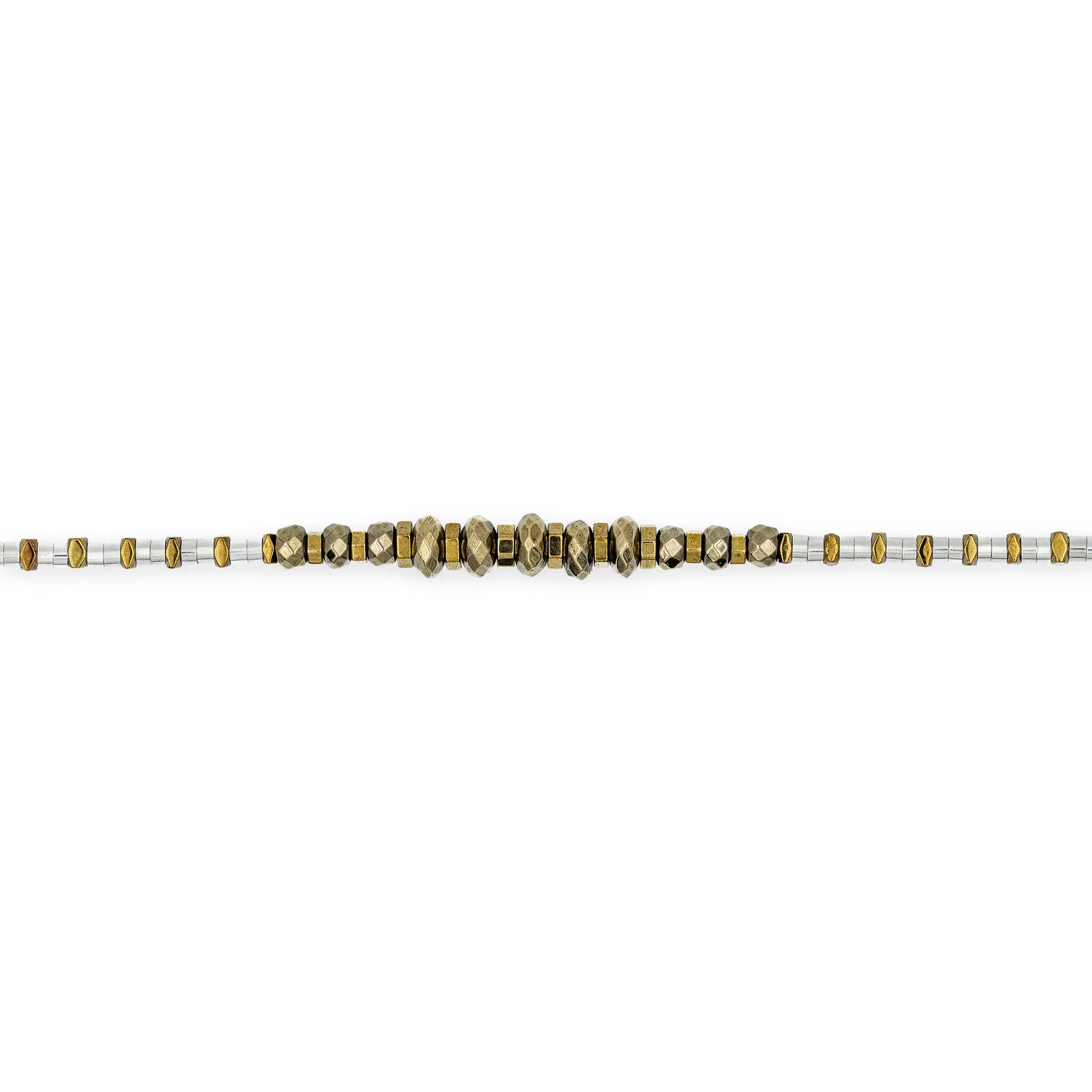 collier / bracelet TESS SILVER - Têtes Blondes