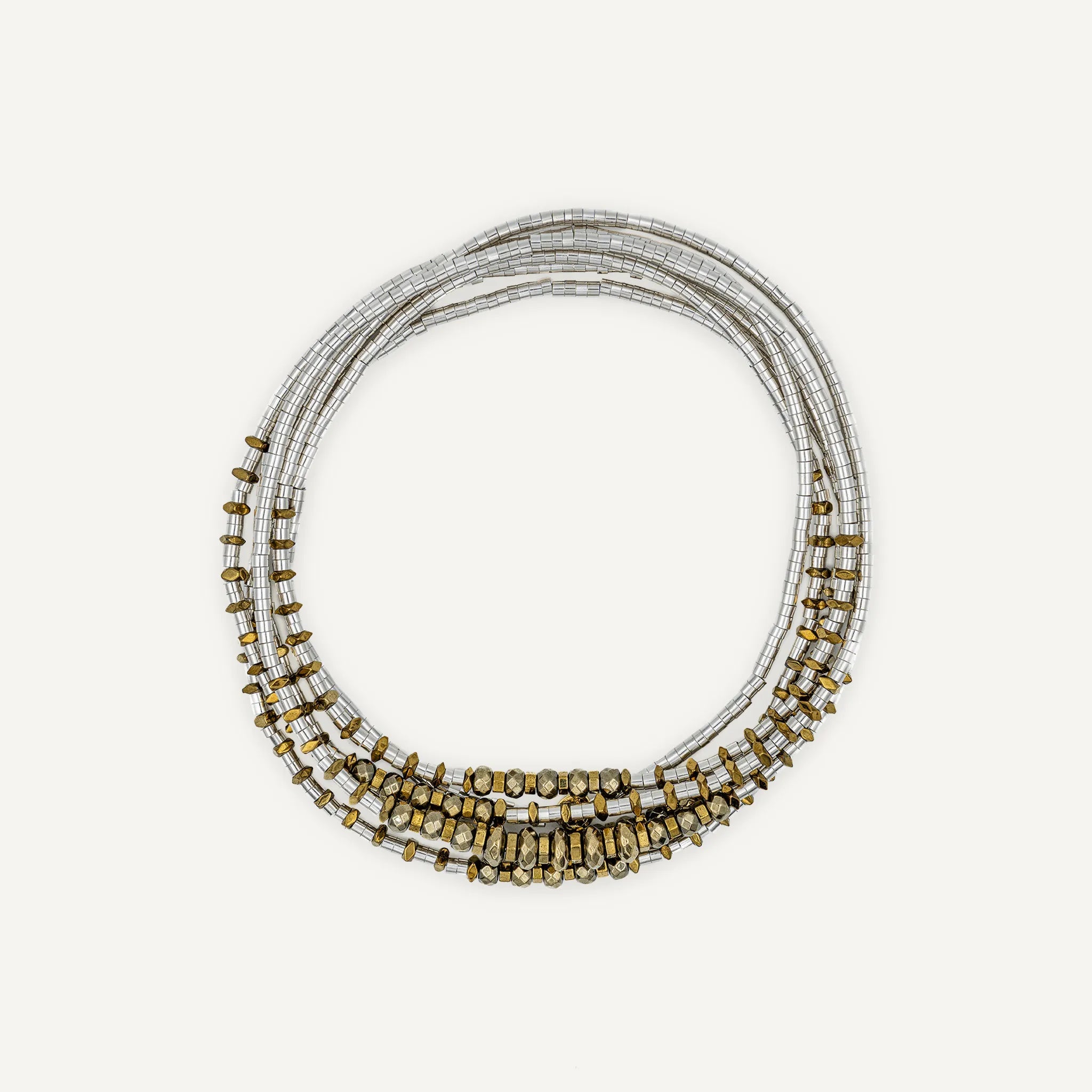 collier / bracelet TESS SILVER 6 - Têtes Blondes
