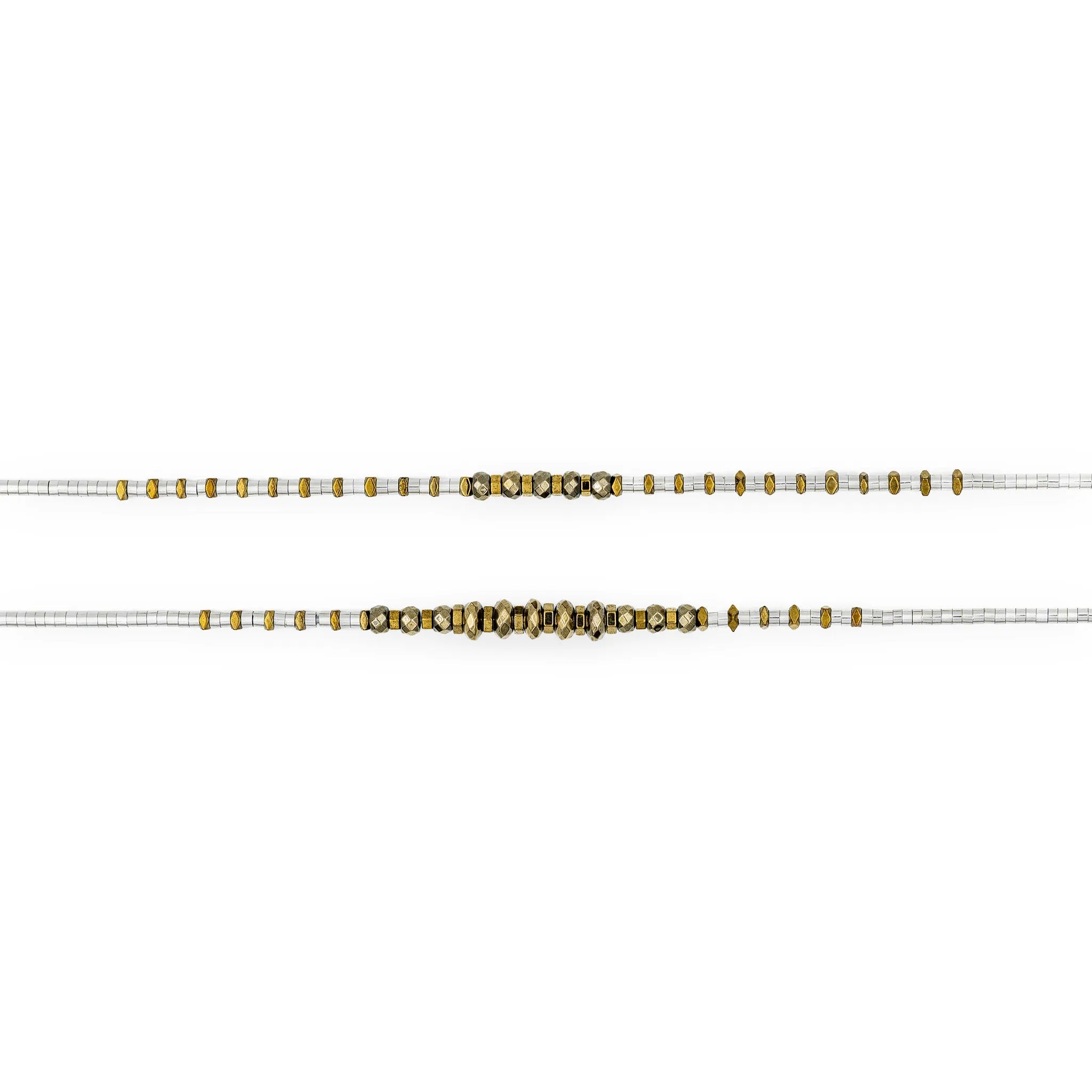 collier / bracelet TESS SILVER 6 - Têtes Blondes