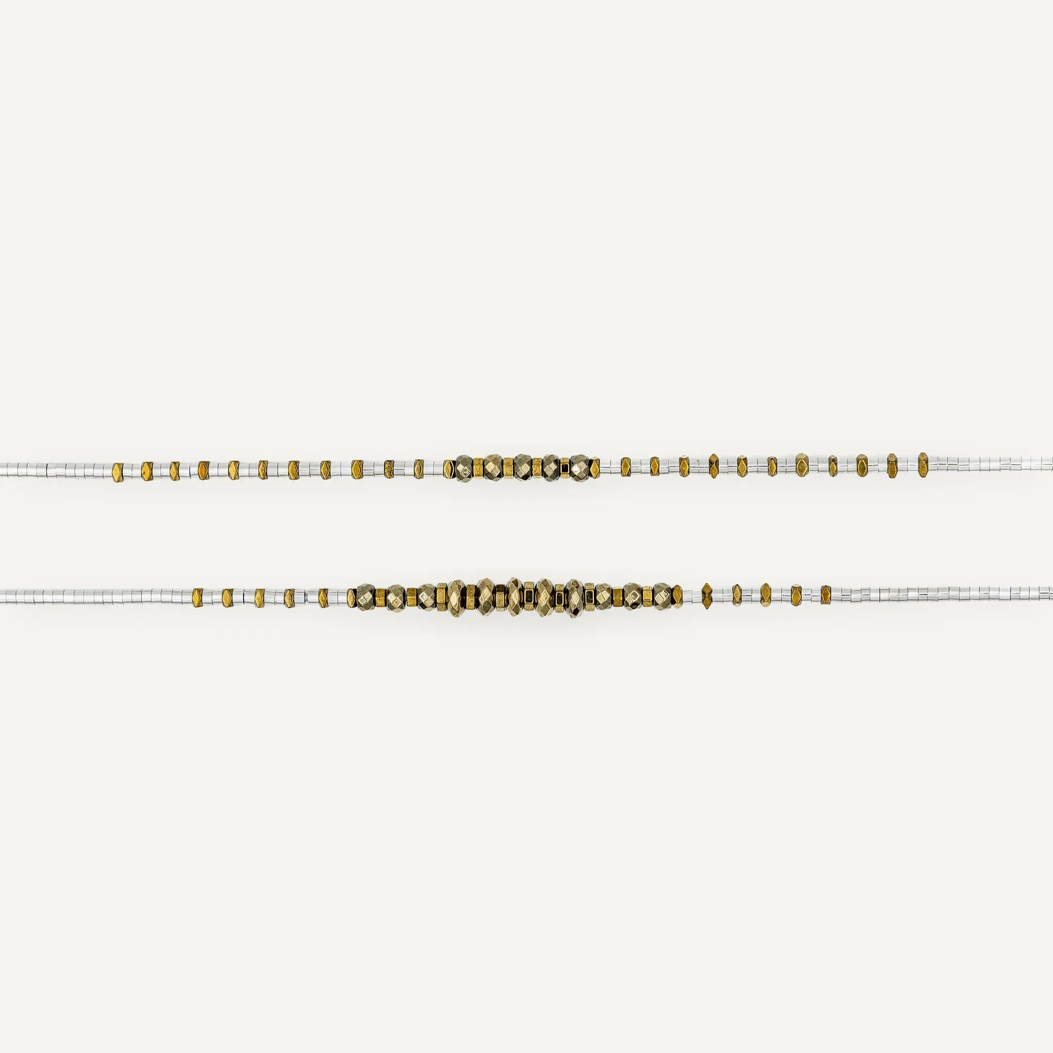 collier / bracelet TESS SILVER 6 - Têtes Blondes