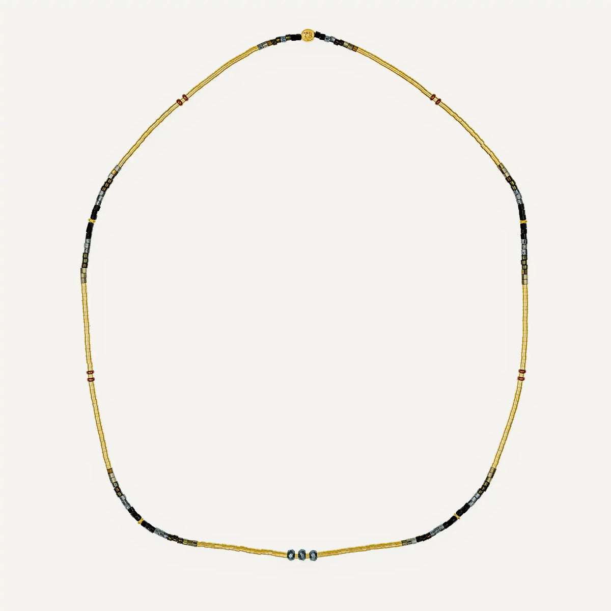 collier / bracelet THEA - Noir & Gold - Têtes Blondes
