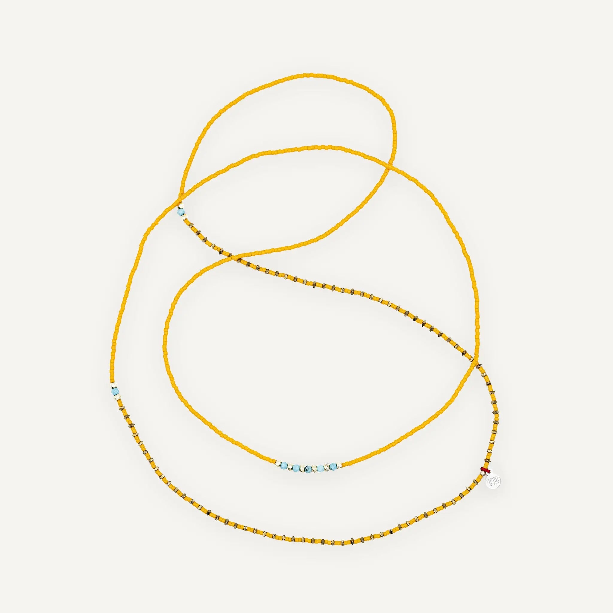 collier / bracelet TIYA Slim - Abricot - Têtes Blondes