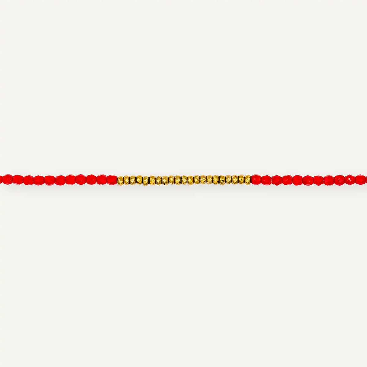 collier / bracelet TONY 3 - Rouge - Têtes Blondes