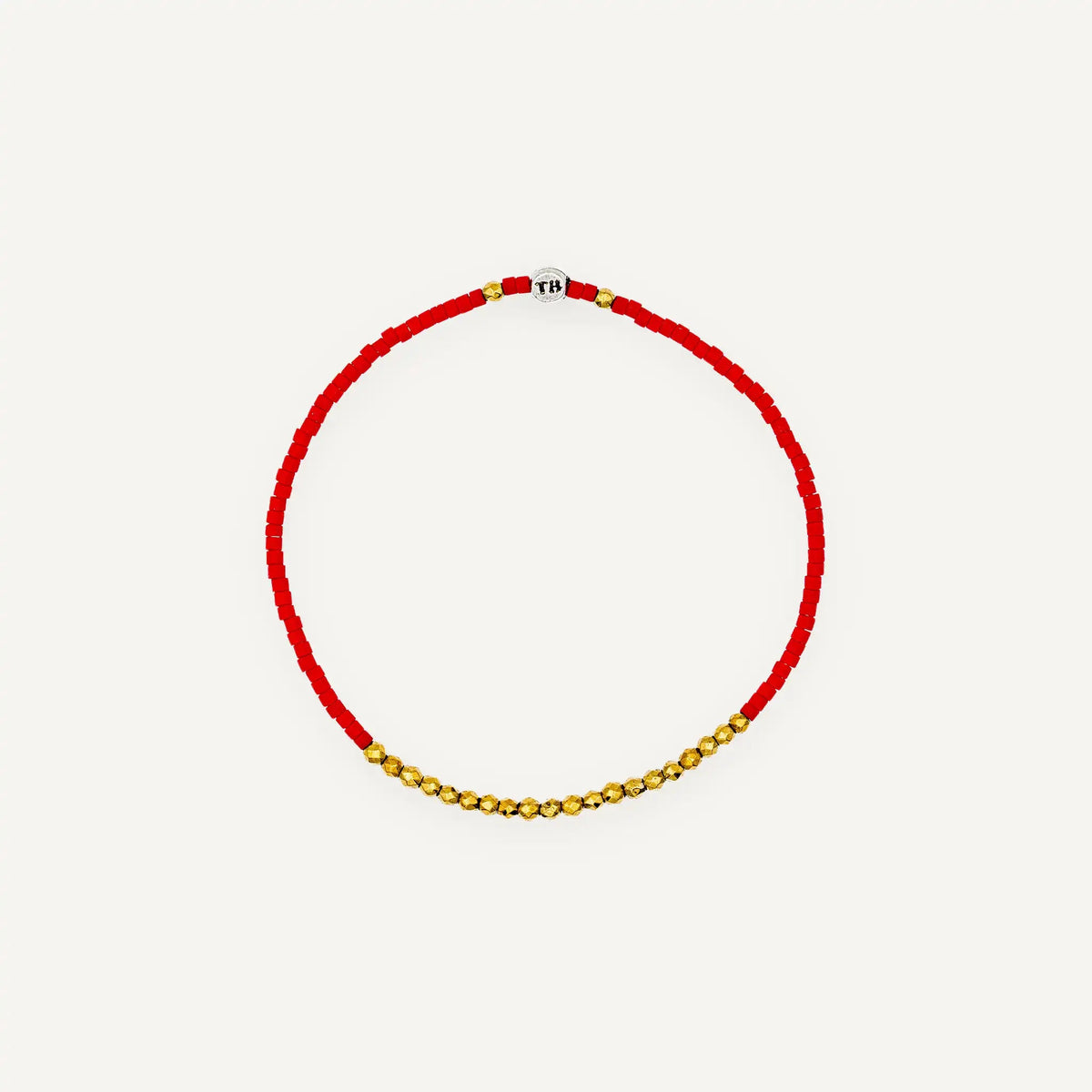 collier / bracelet TONY SLIM 1 - Rouge - Têtes Blondes