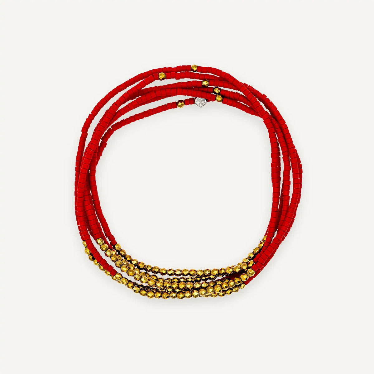 collier / bracelet TONY SLIM 6 - Rouge - Têtes Blondes