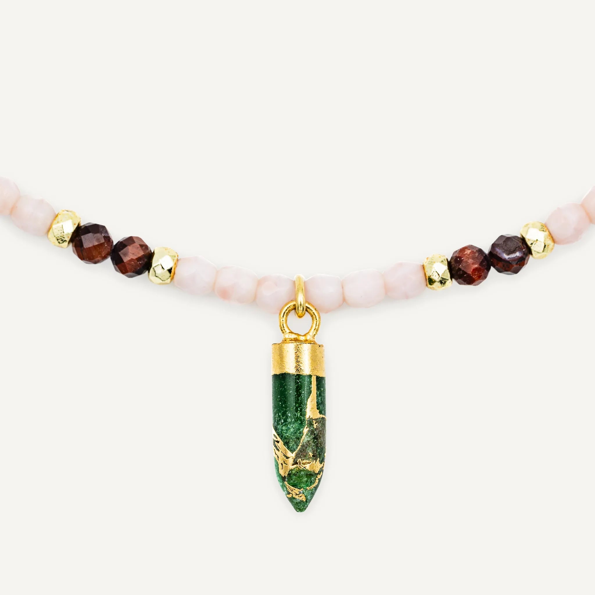collier / bracelet TOTEM - Rose - Têtes Blondes
