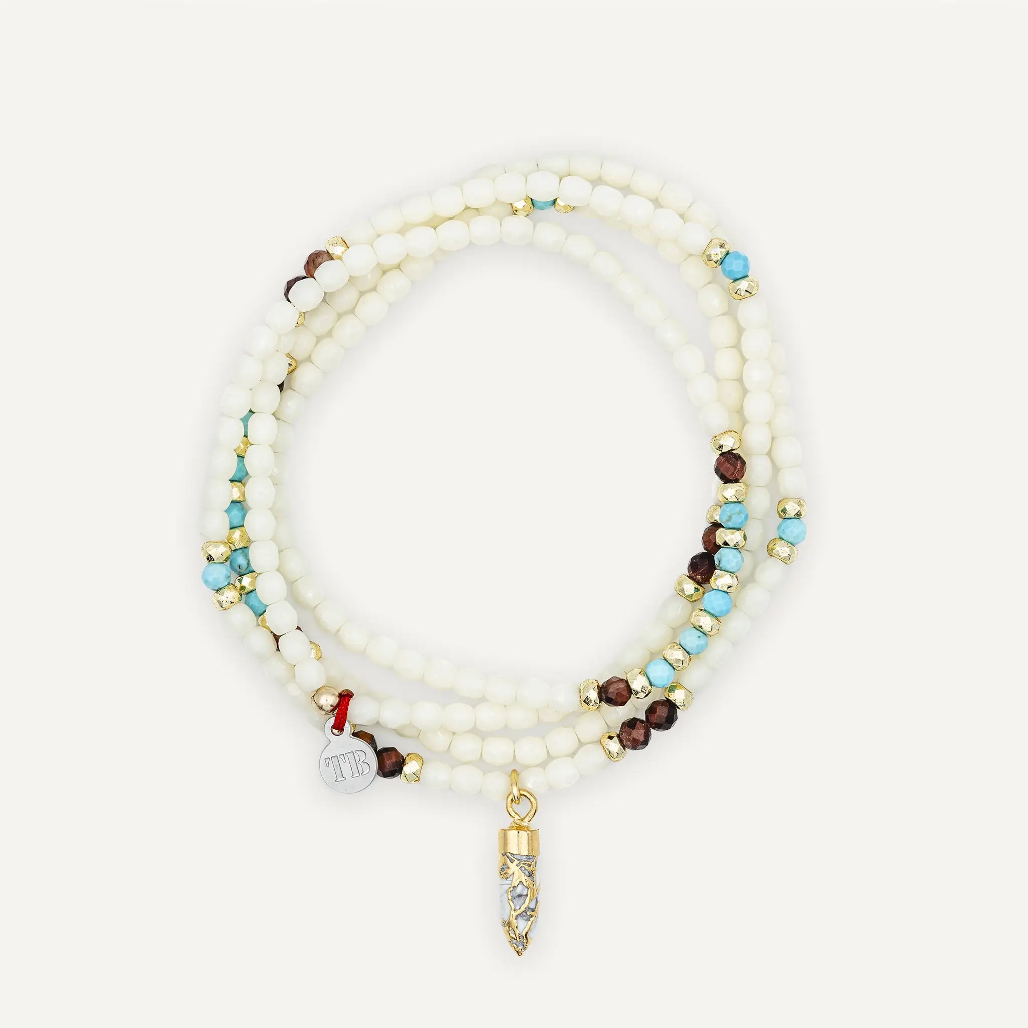 collier / bracelet TOTEM - Vanille - Têtes Blondes
