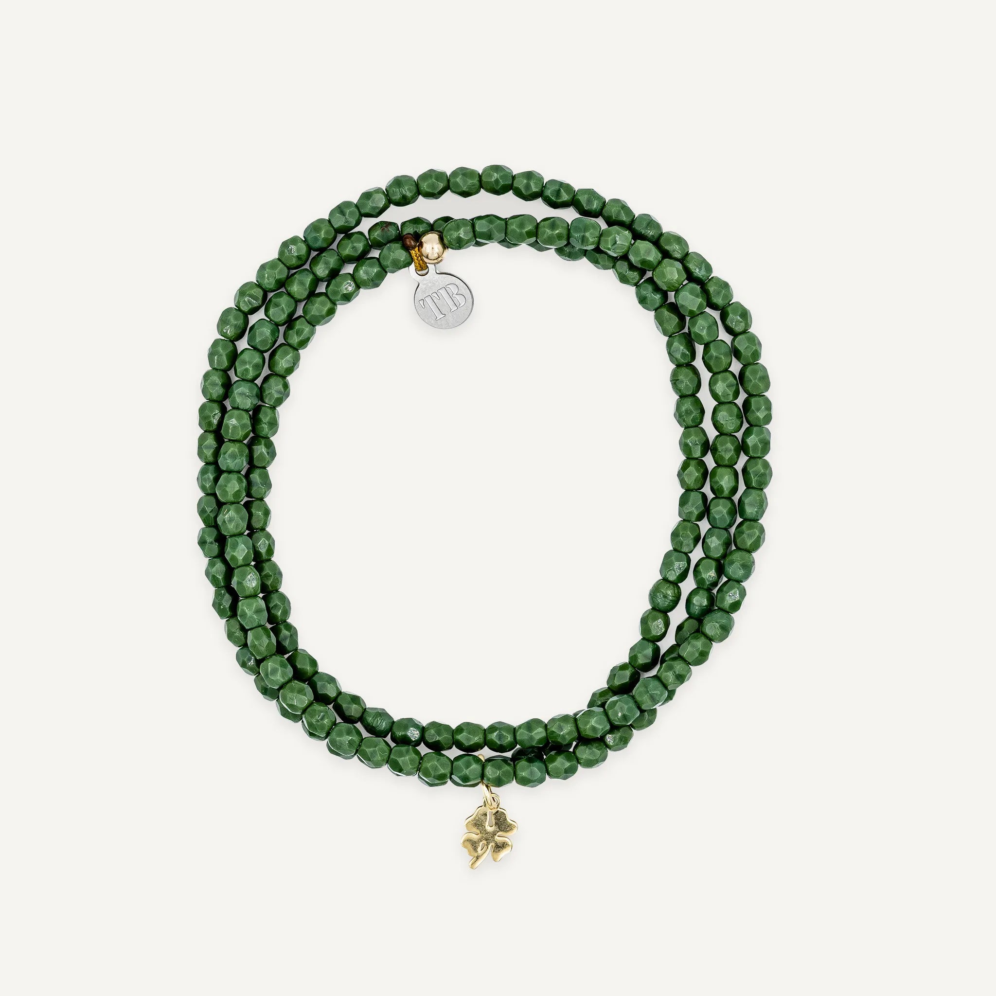collier / bracelet TREFLE - Green Forest - Têtes Blondes