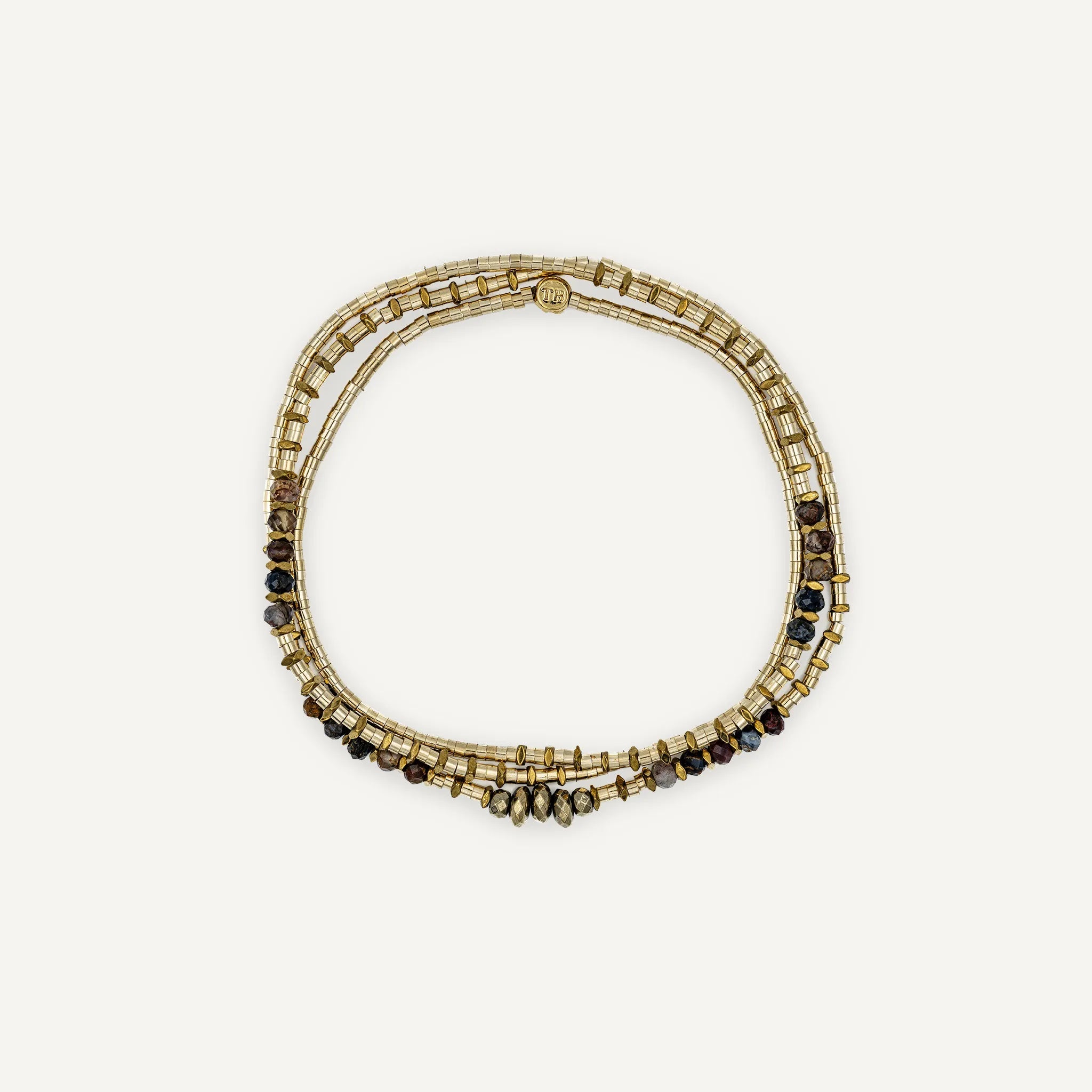 collier / bracelet VERA 3 - Pietersite - Têtes Blondes