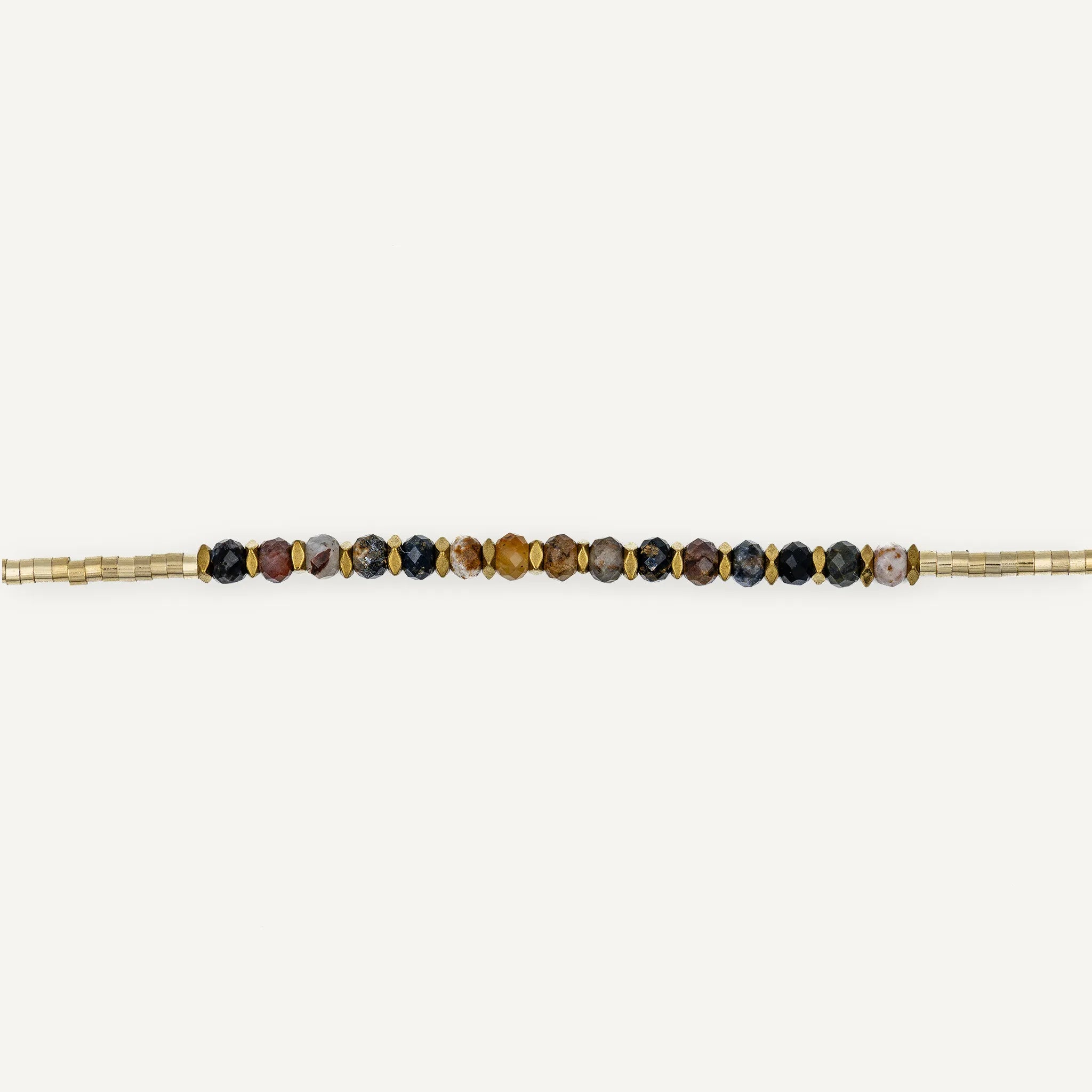 collier / bracelet VERA - Pietersite - Têtes Blondes