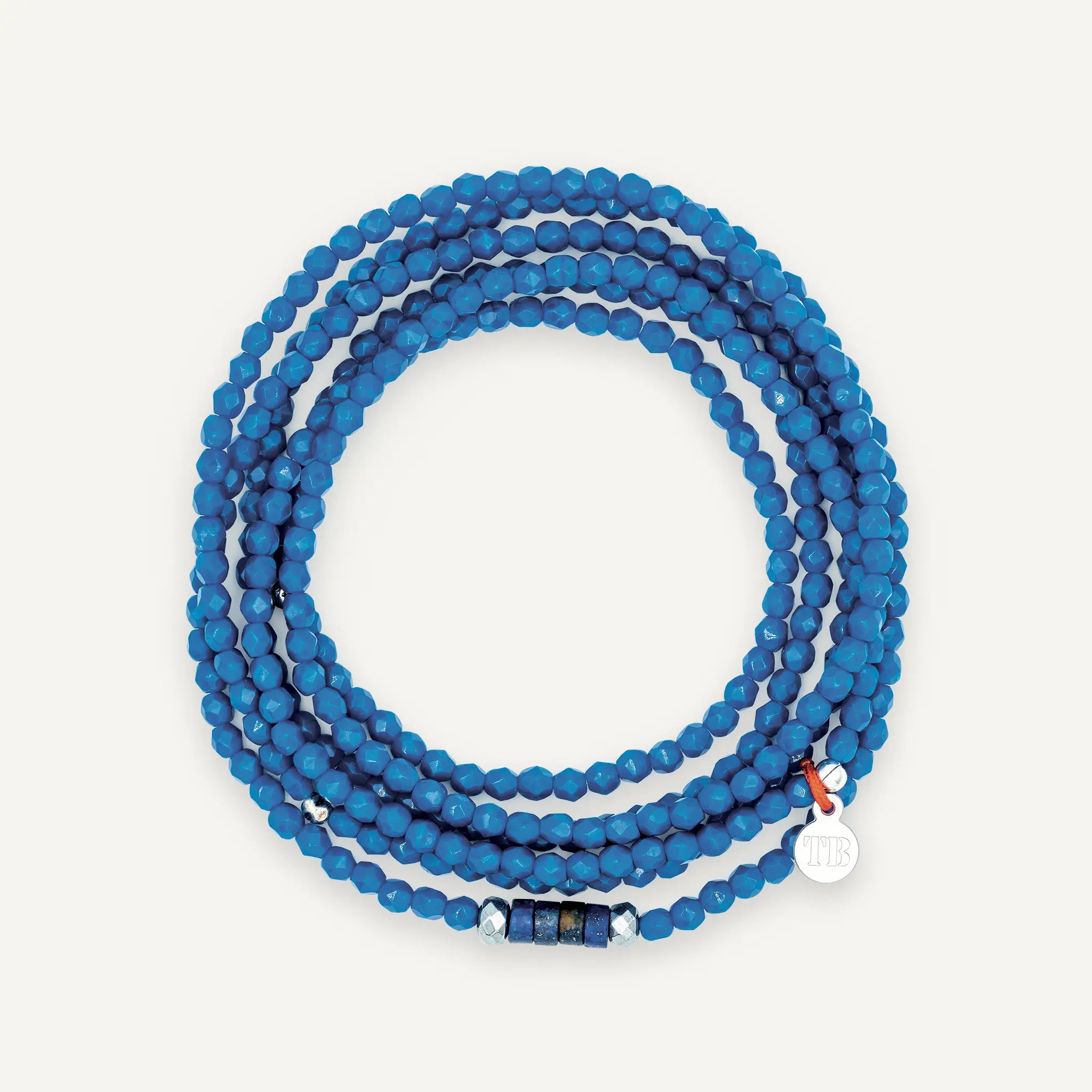 collier / bracelet VERO Bleu Majorelle - Têtes Blondes